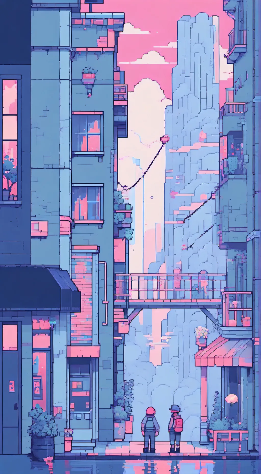 ai character: sprout x cosmo! background