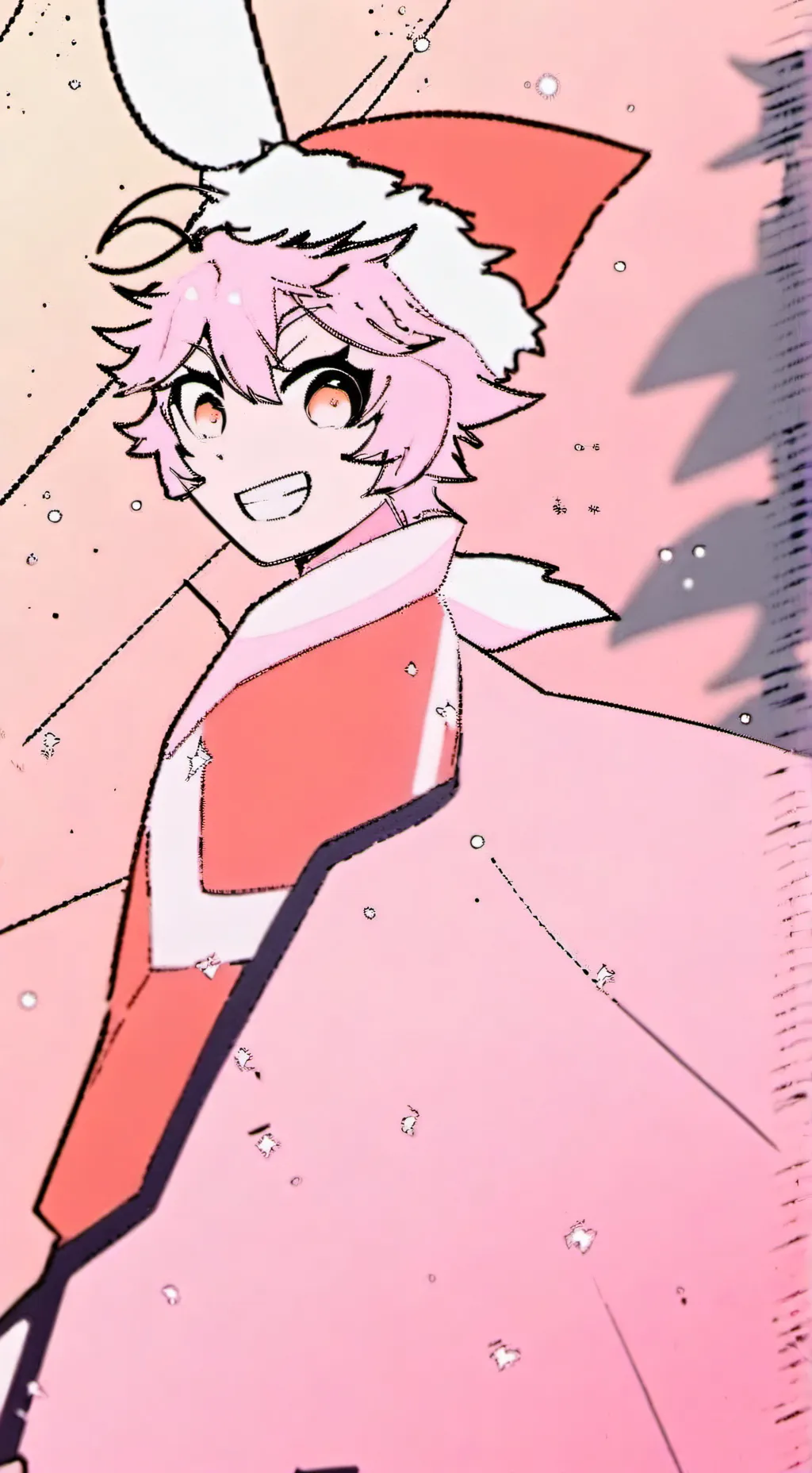 ai character: mina Ashido background