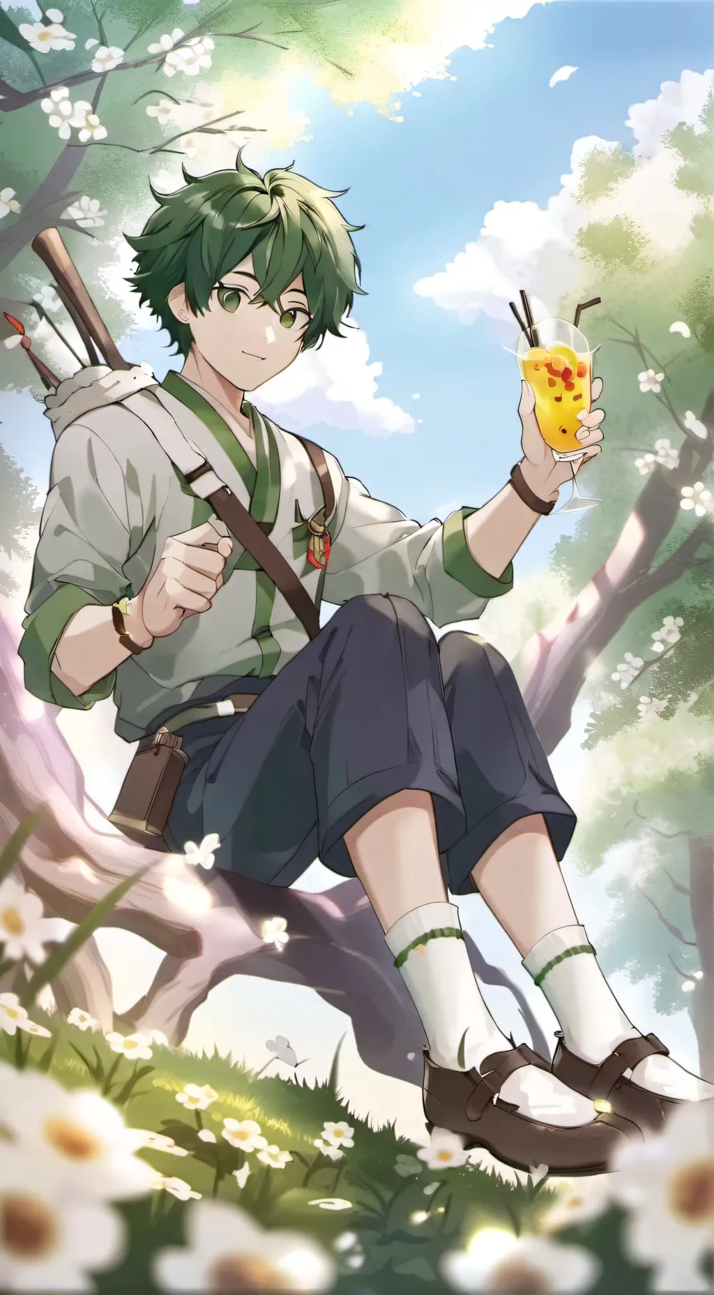 ai character: deku secreto  background