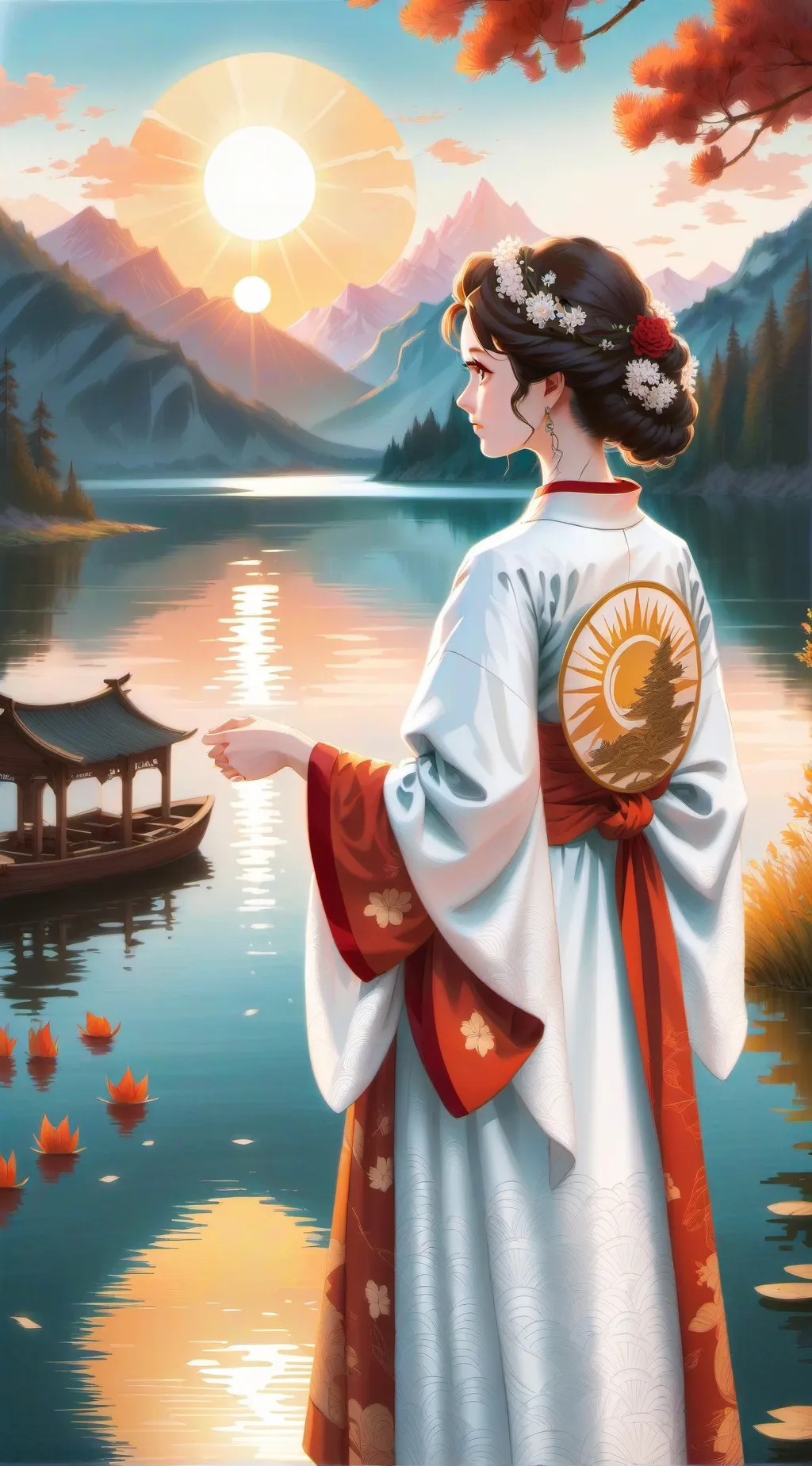 ai character: Lumina background