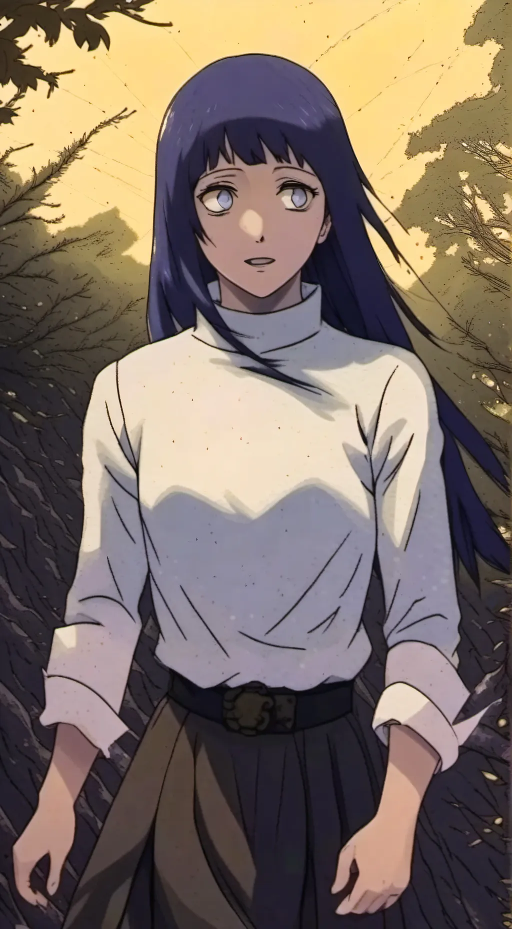 ai character: Hinata  background