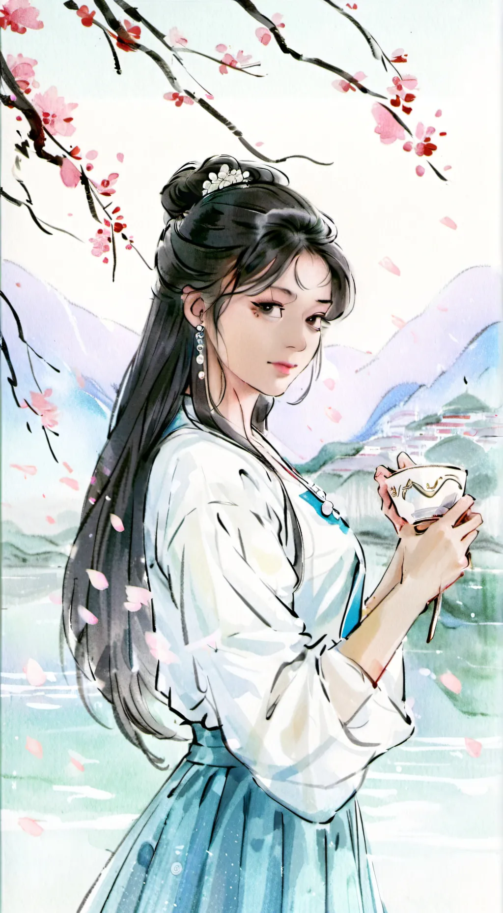 ai character: Shi Han Ling background