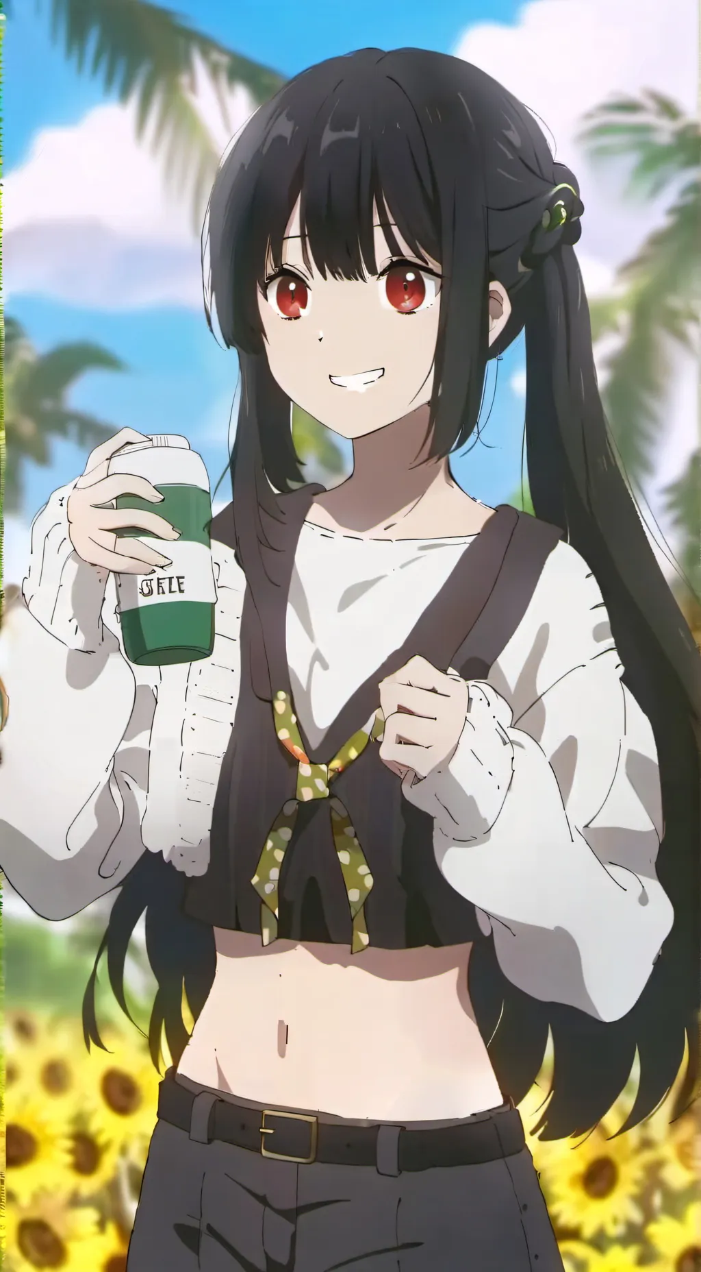ai character: Nothing background