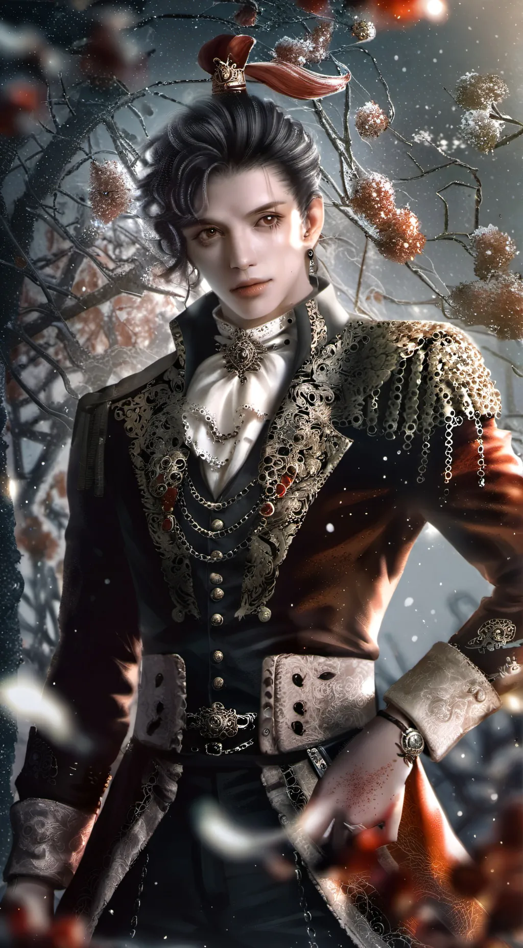 ai character: Cam background