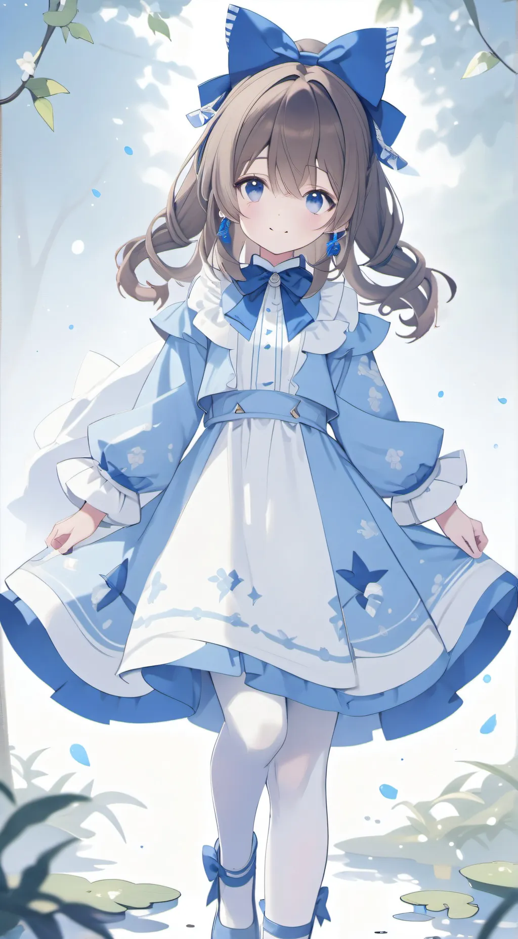 ai character: Lilly ꨄ background