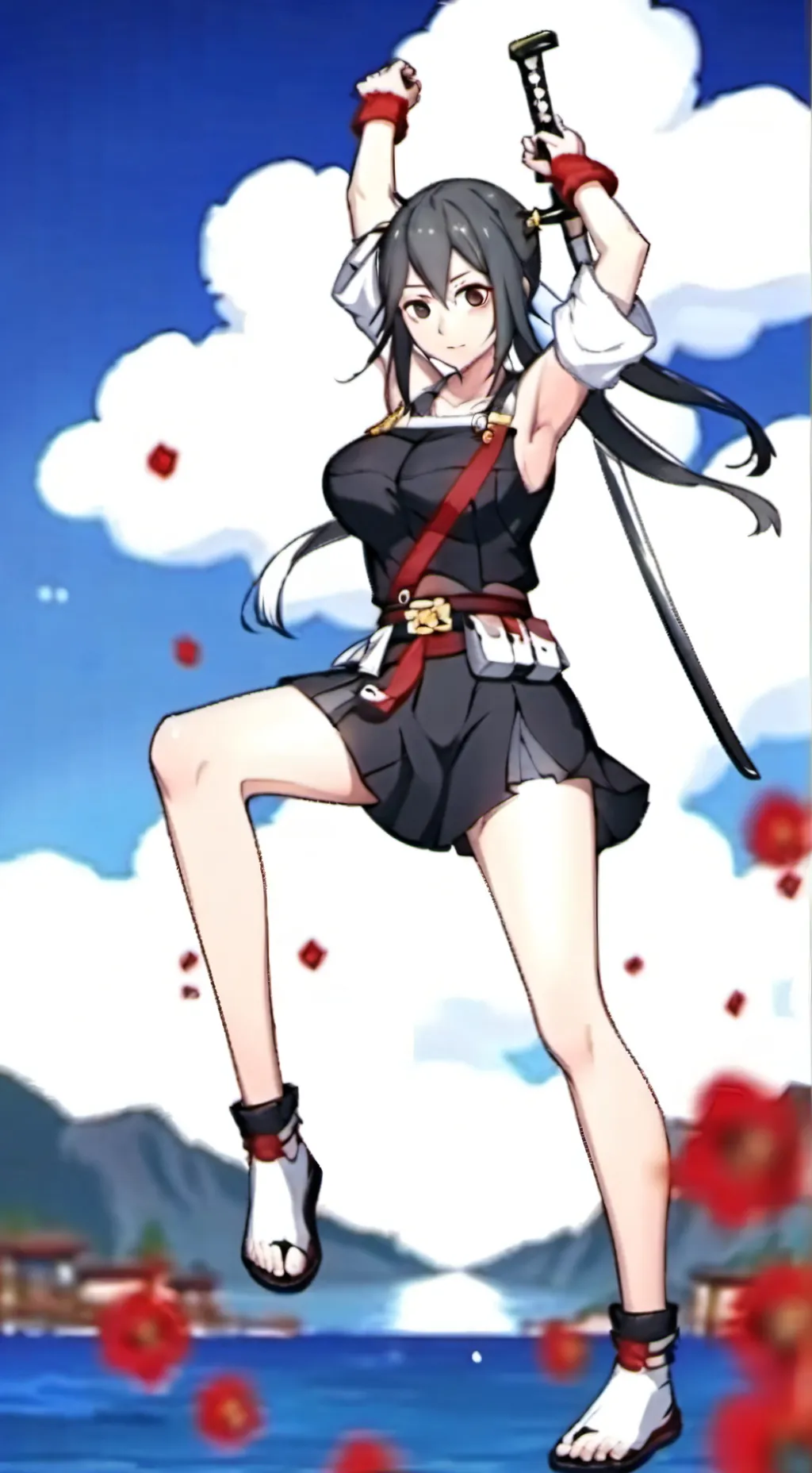 ai character: Кокосик🥥 background