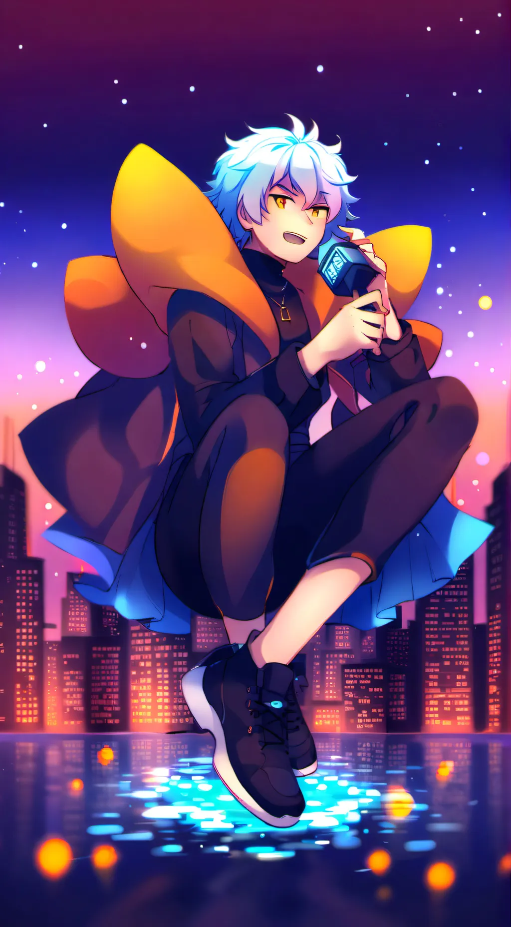 ai character: Cosmos X Gemini background