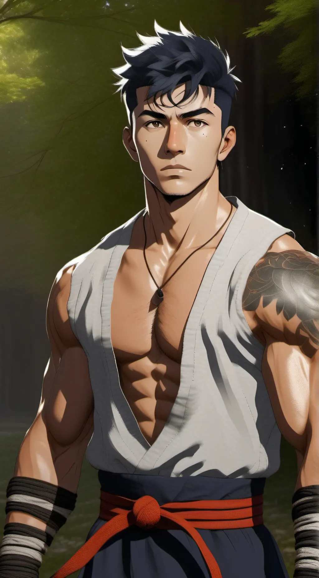 ai character: Frank been background