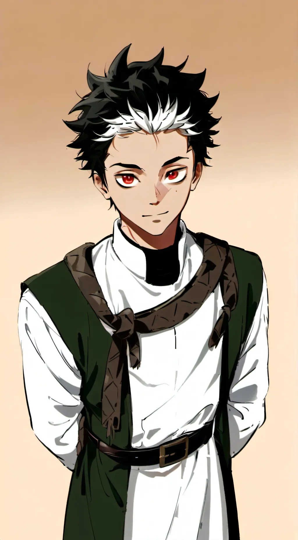 ai character: Senku Ishigami  background