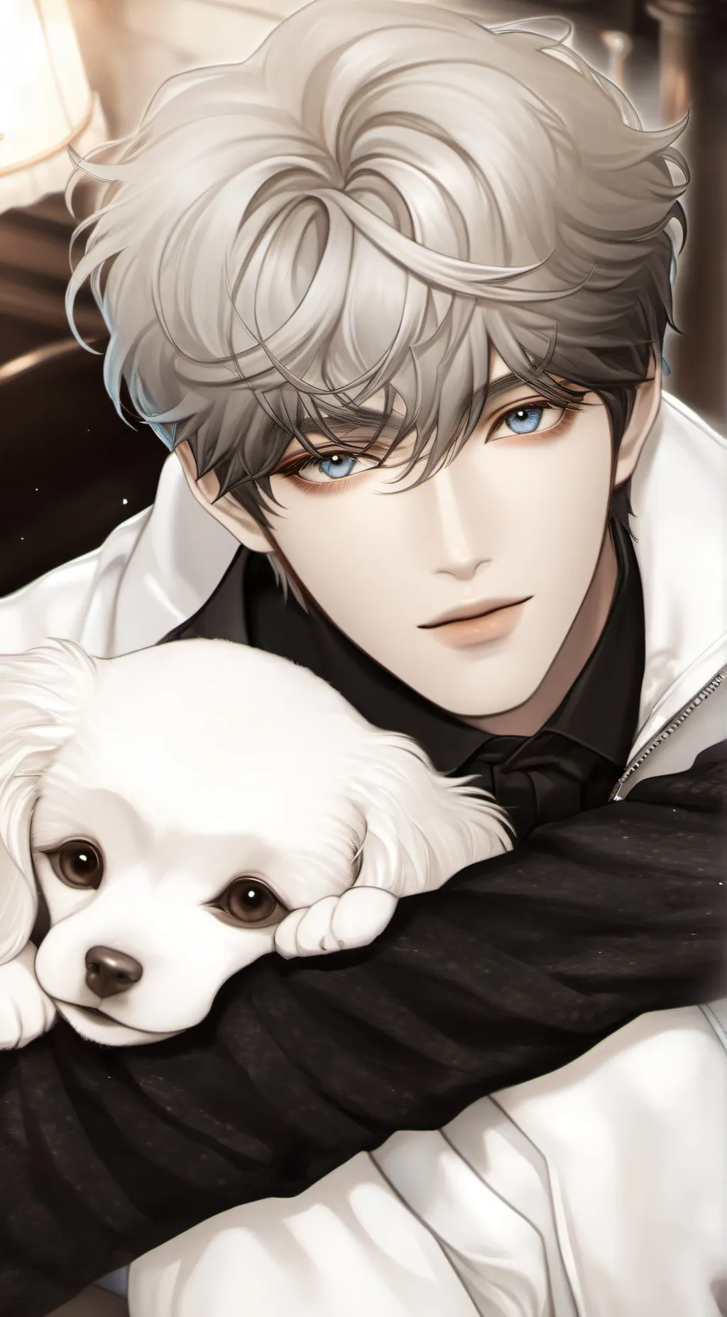 ai character: Leo background