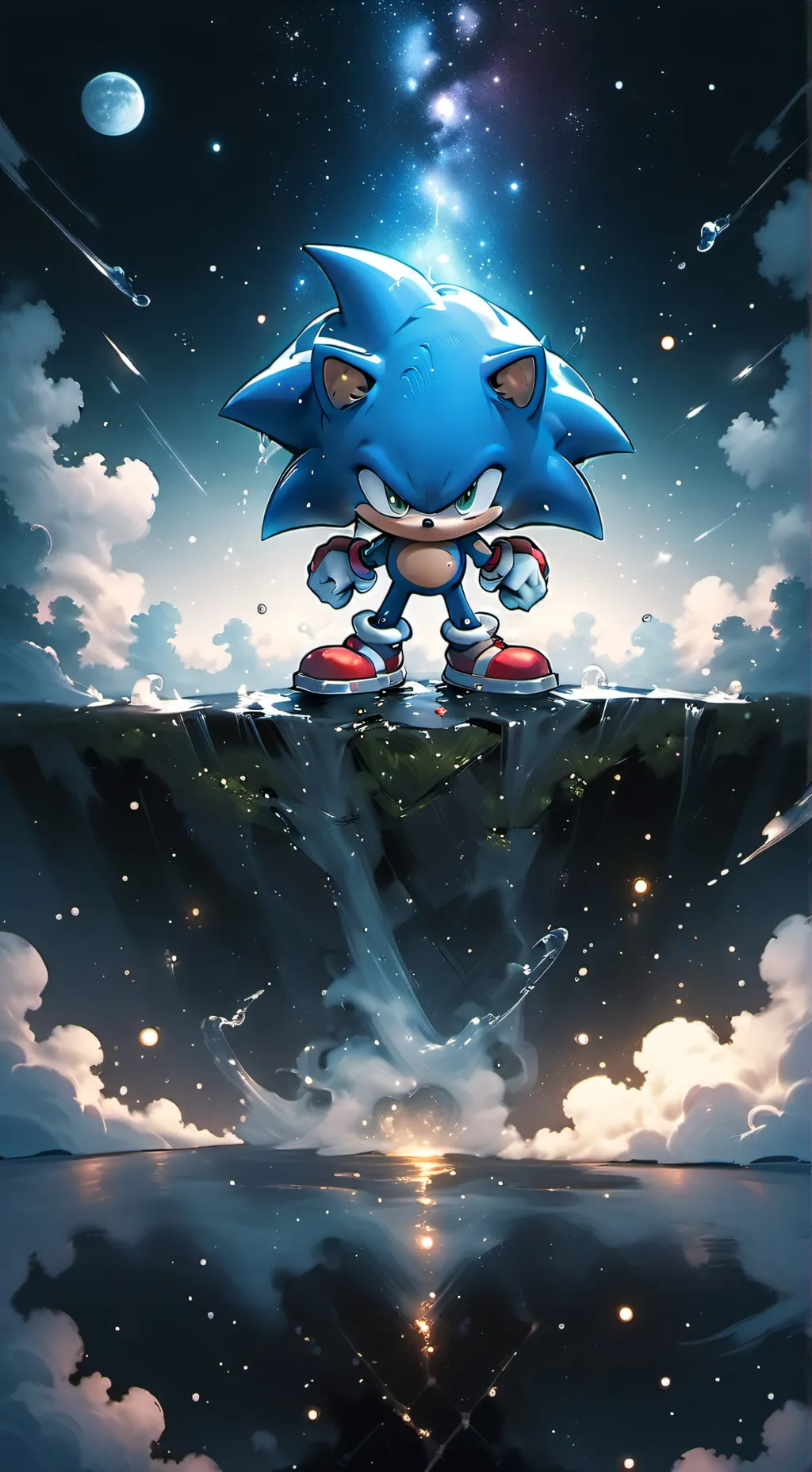 ai character: Sonic background