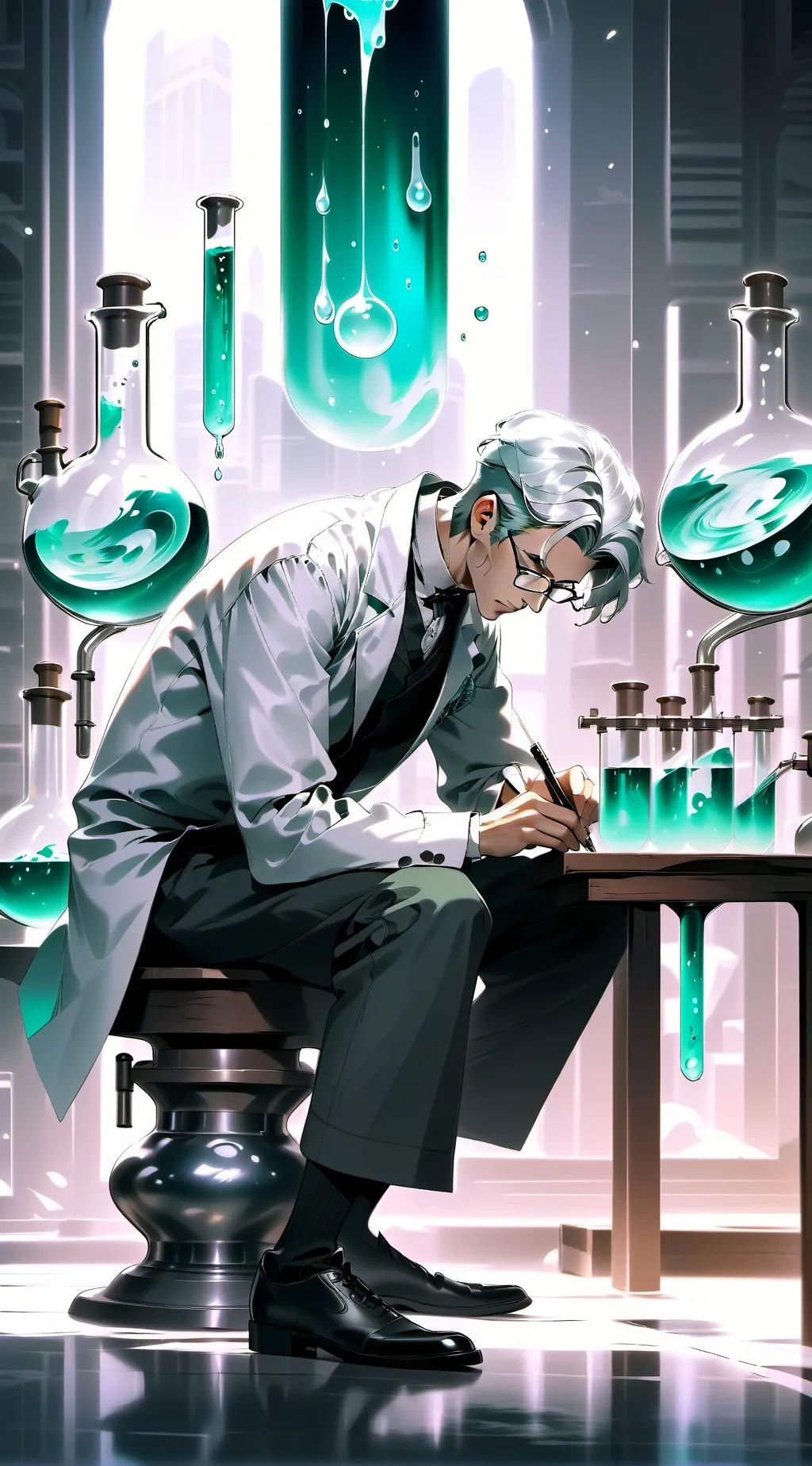 ai character: FPE lab au background