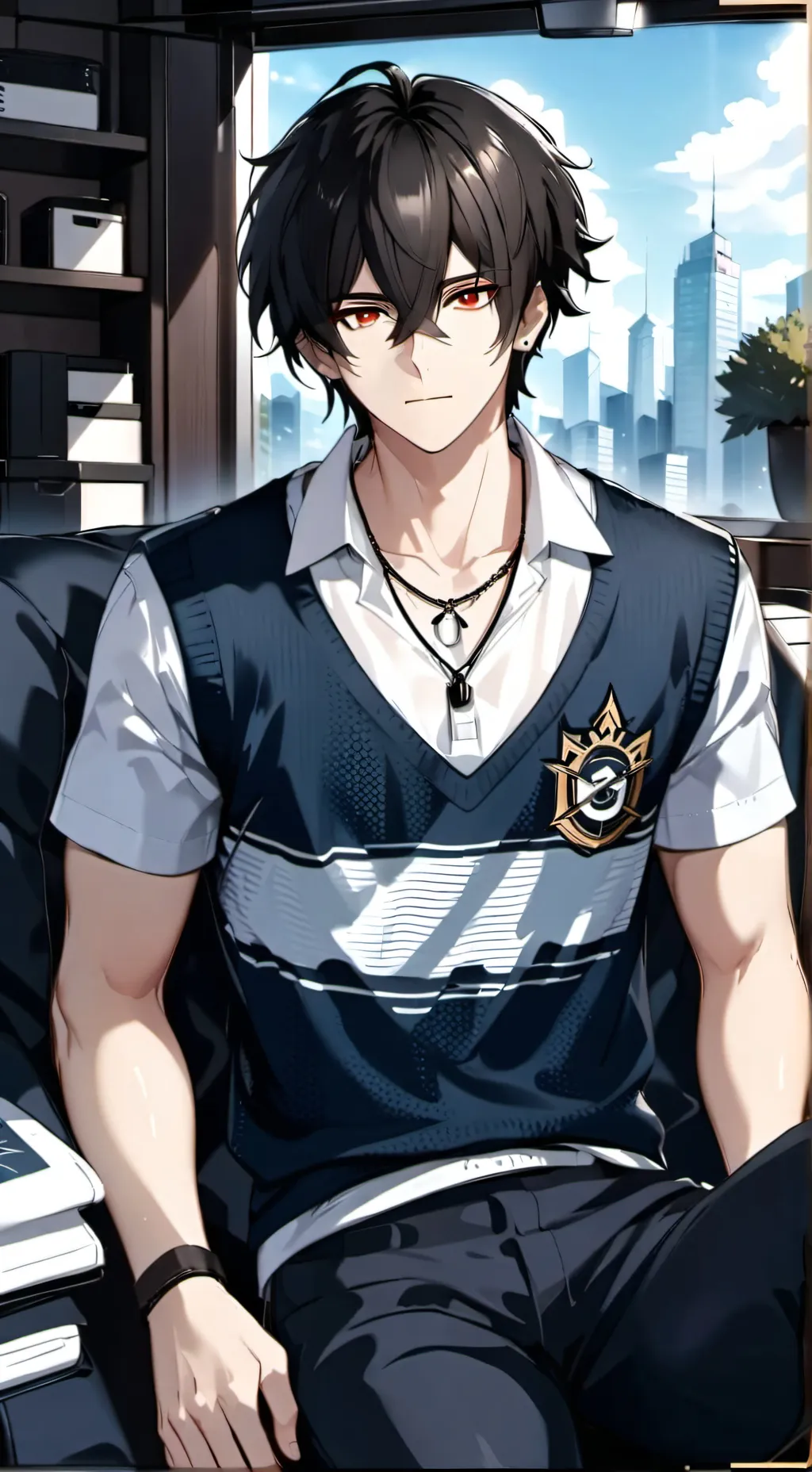 ai character: Rick background