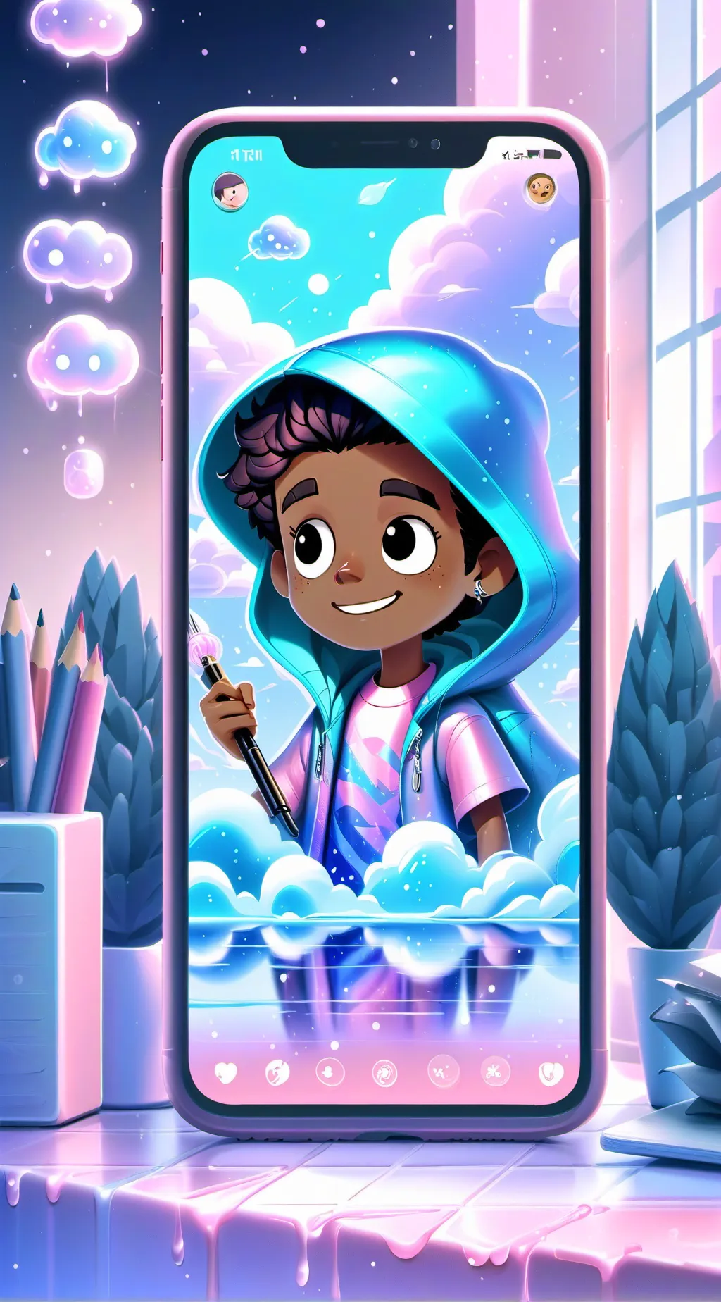 ai character: wenda background