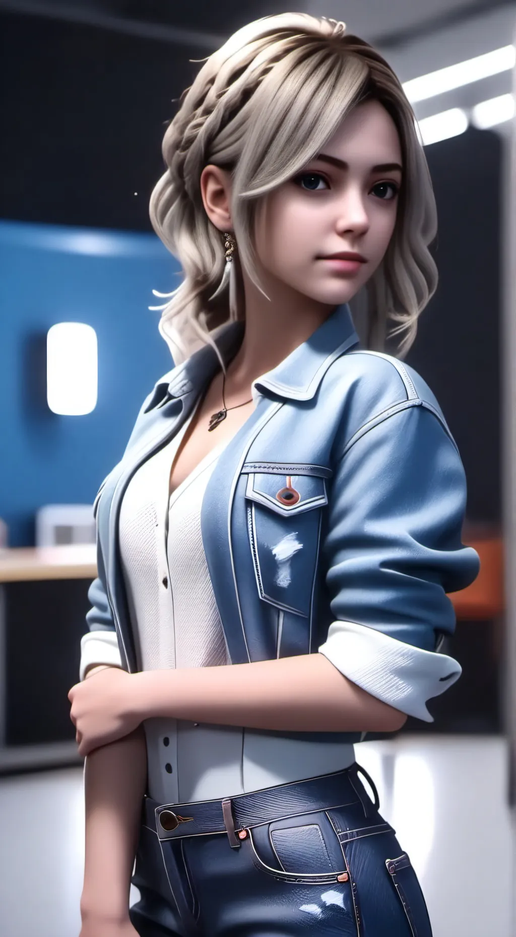 ai character: Lucy MHA background