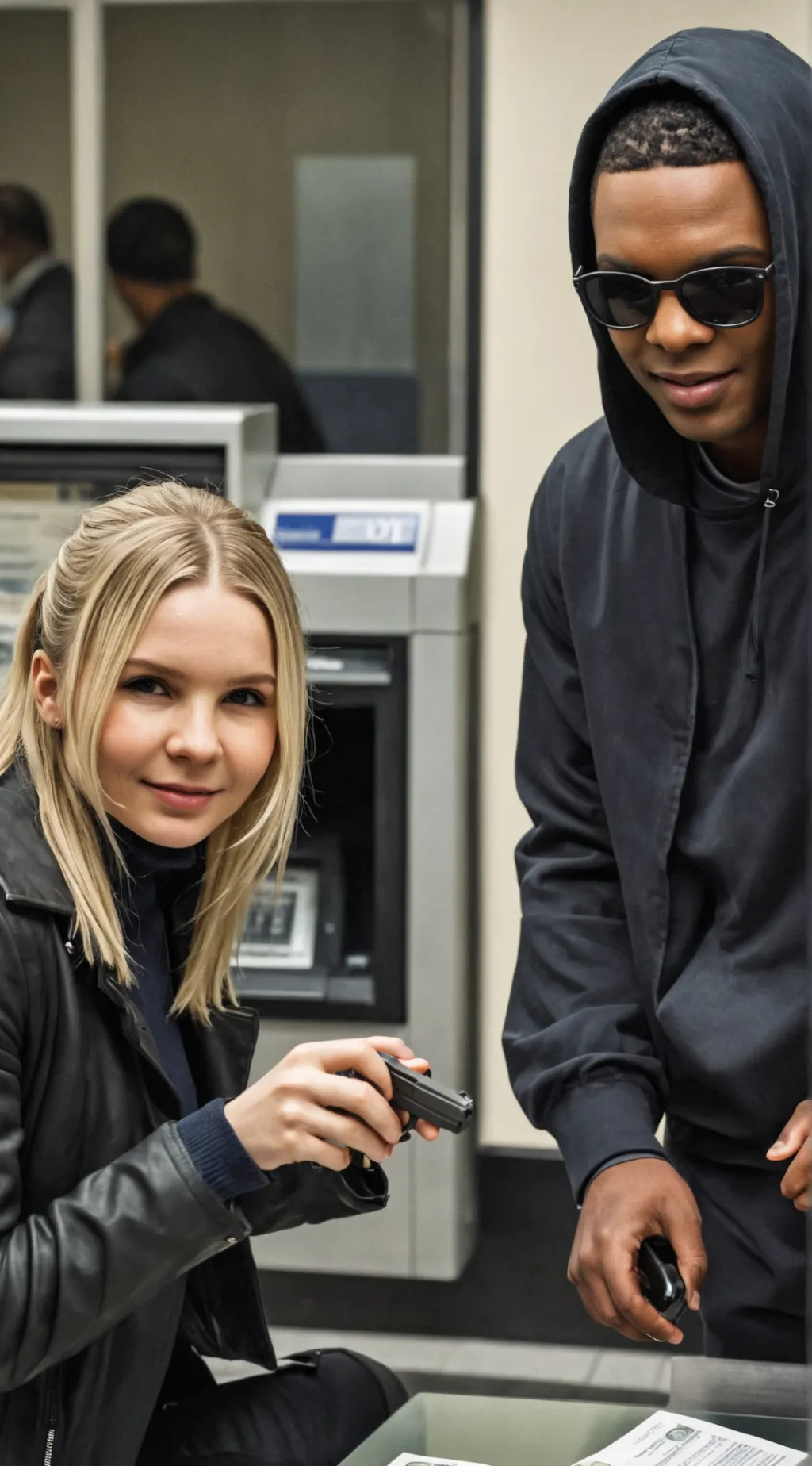 ai character: Chris and Taylor background