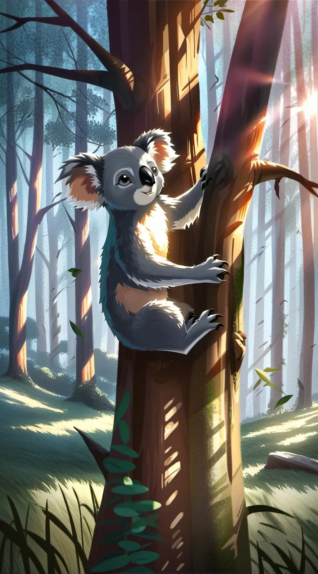 ai character: CrazyTreecko background