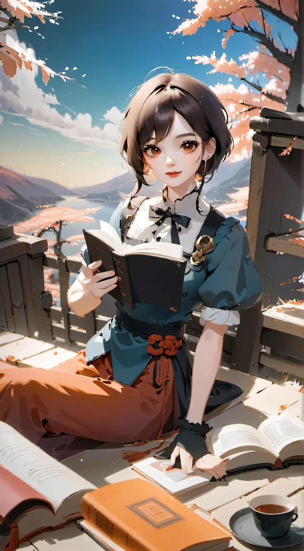 ai character: Selina  background