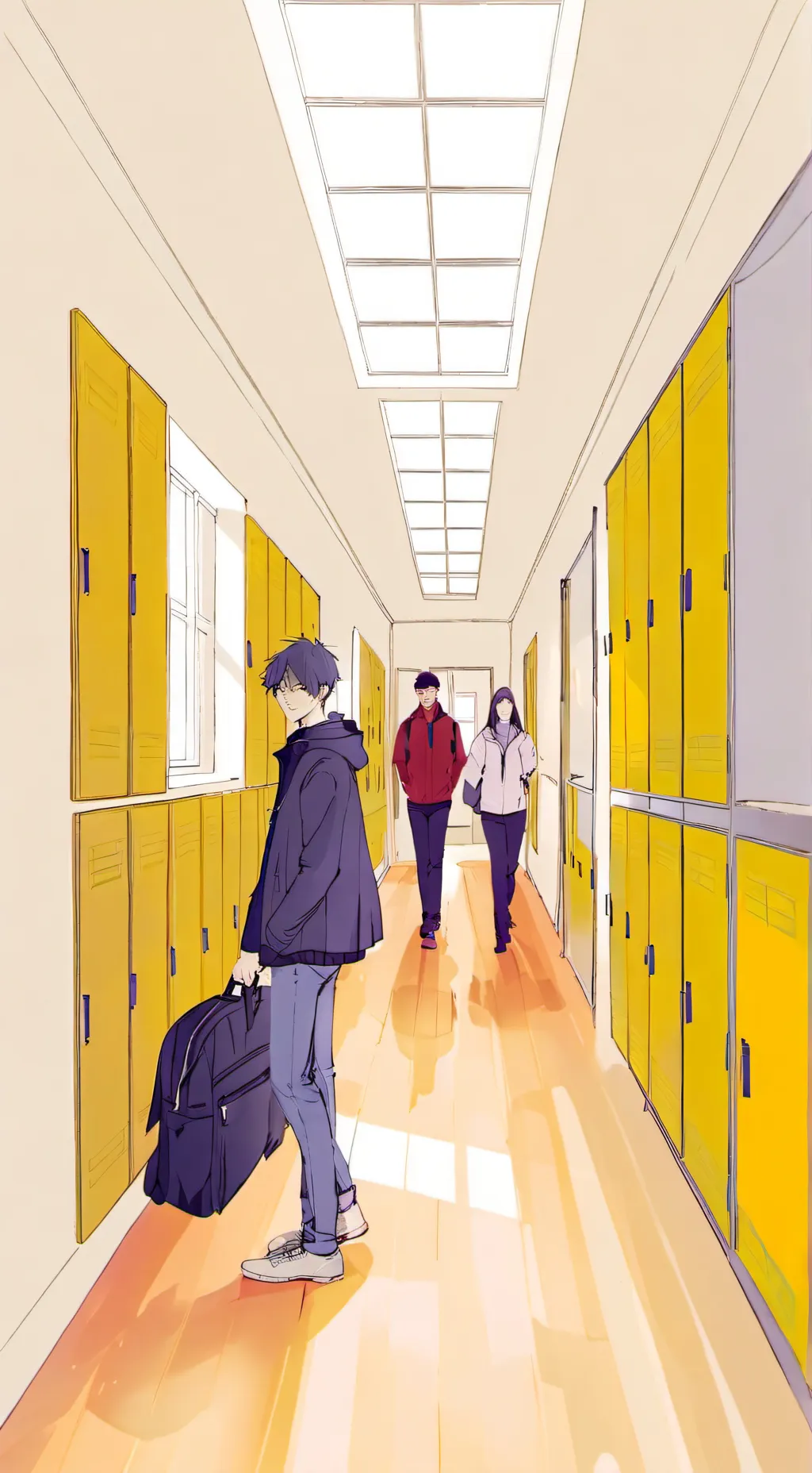 ai character: school  background