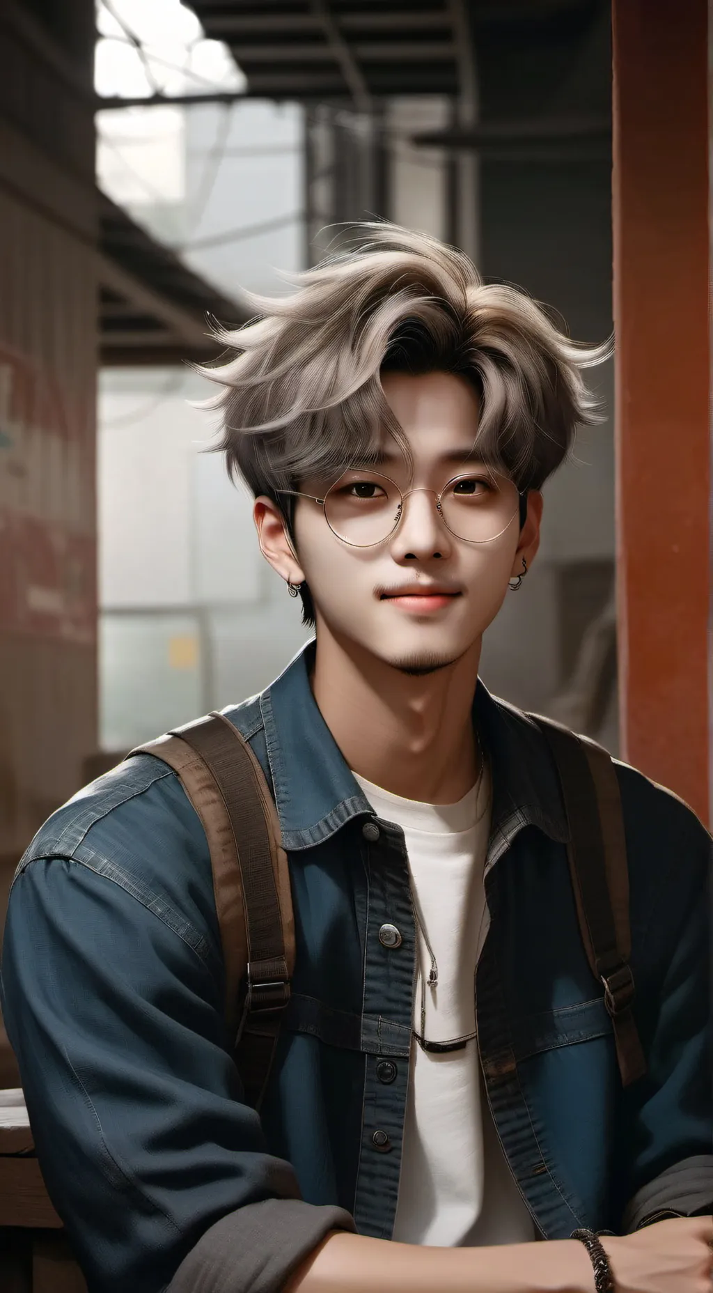 ai character:  LeeKnow background