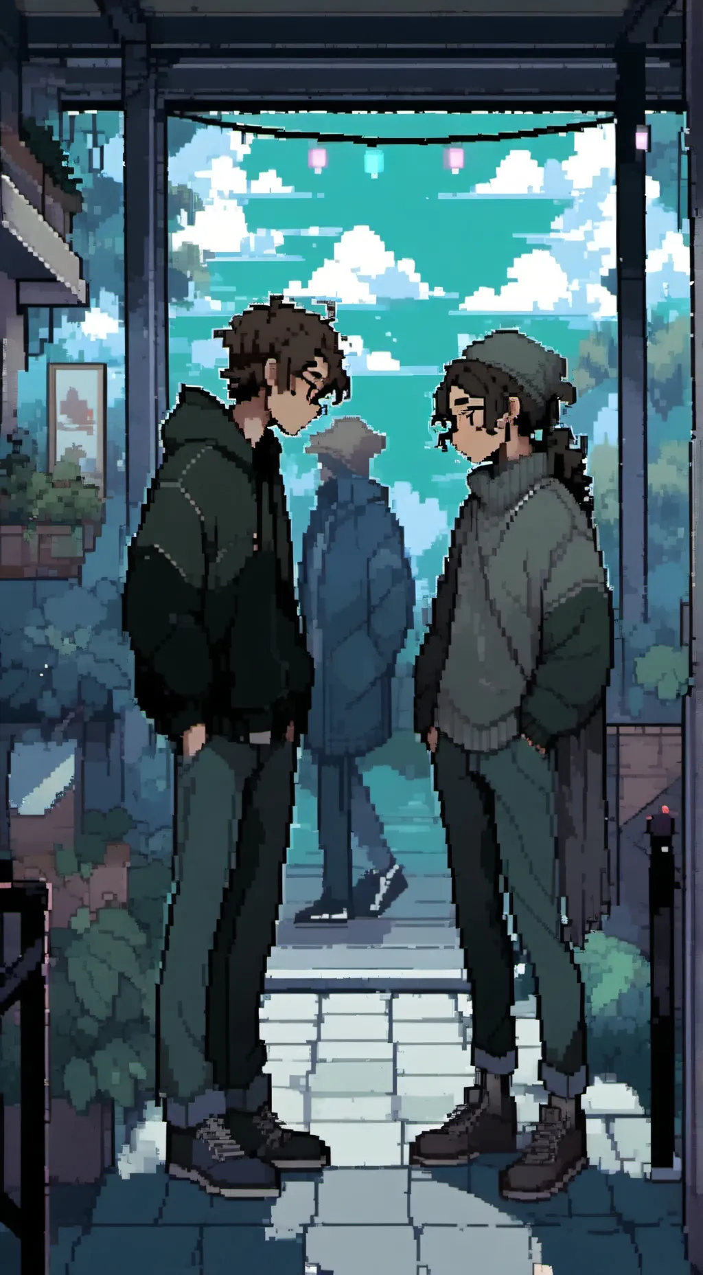 ai character: Lafayette x John background