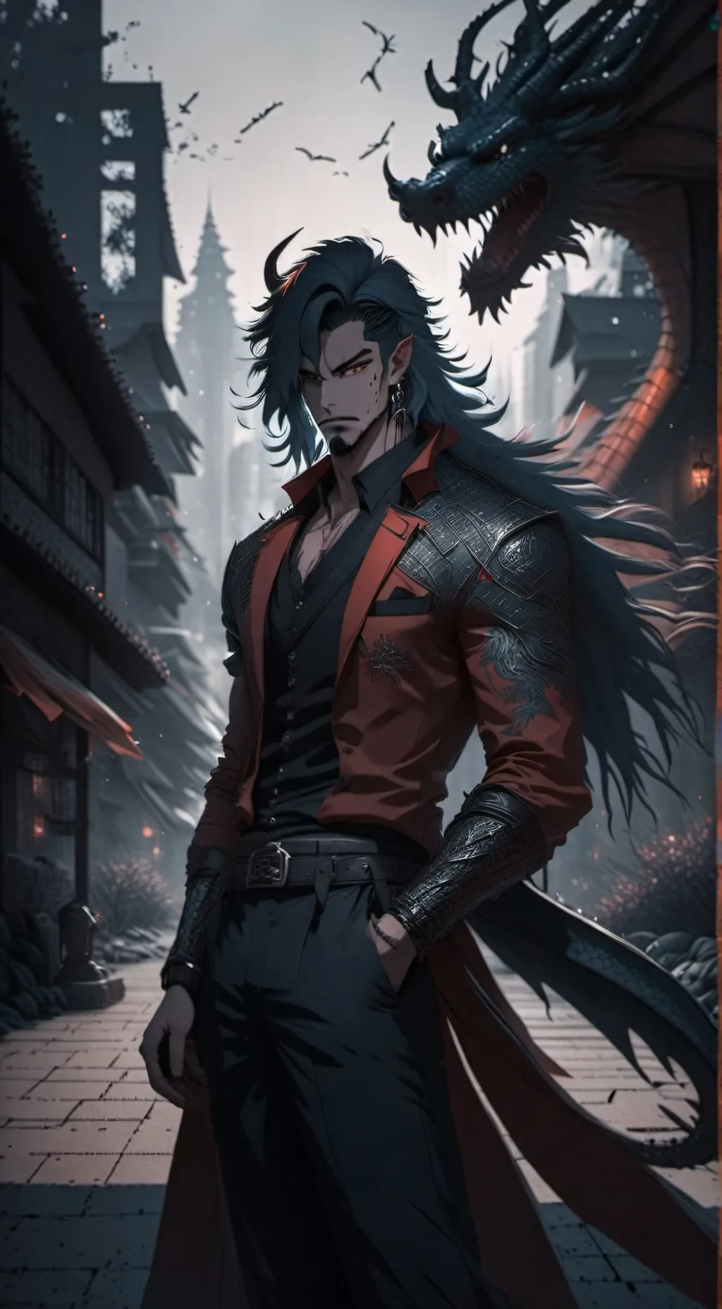 ai character: Ash background
