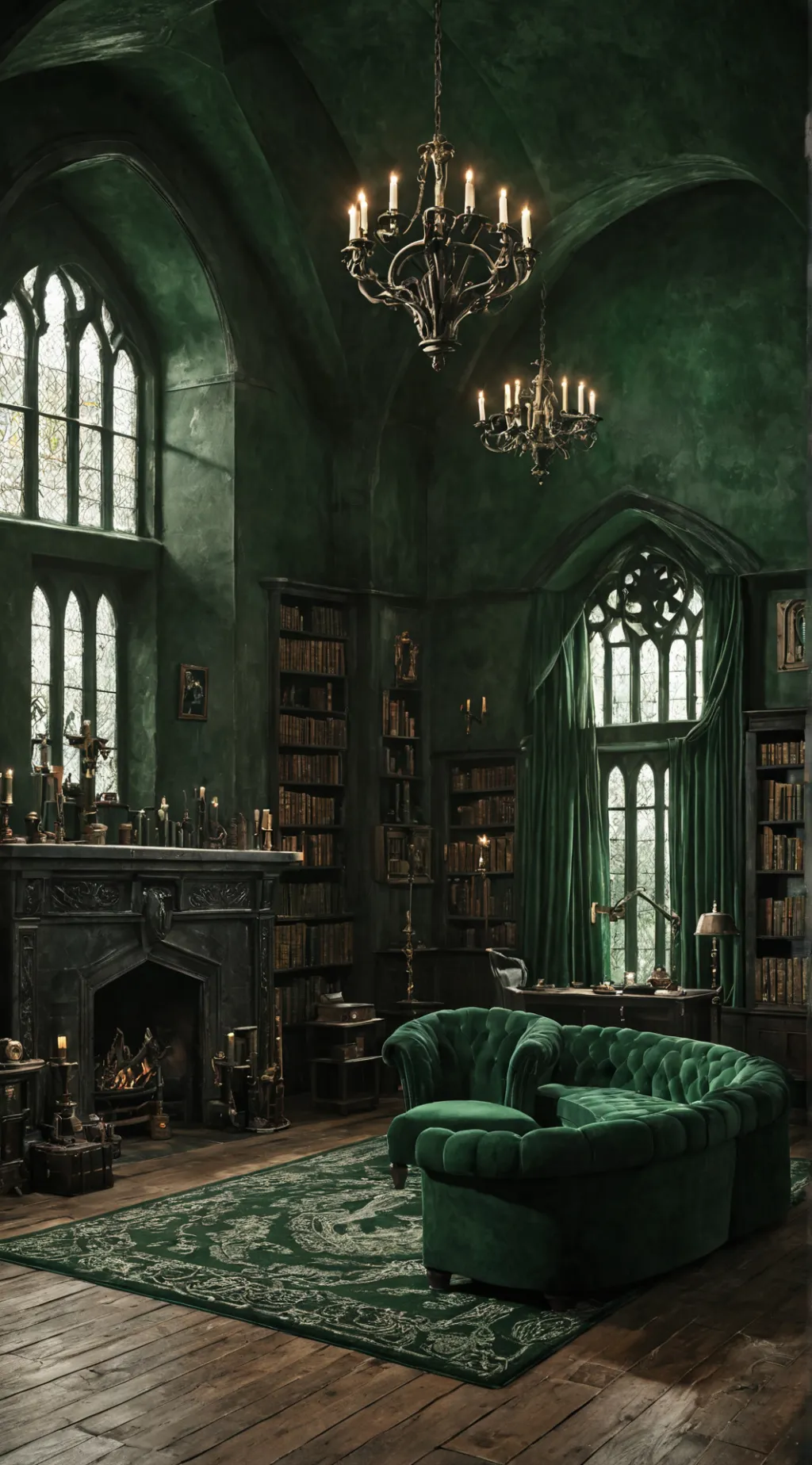 ai character: Slytherin CM  background