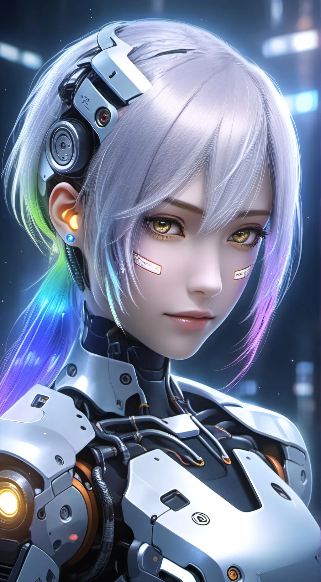 ai character: Lumina background