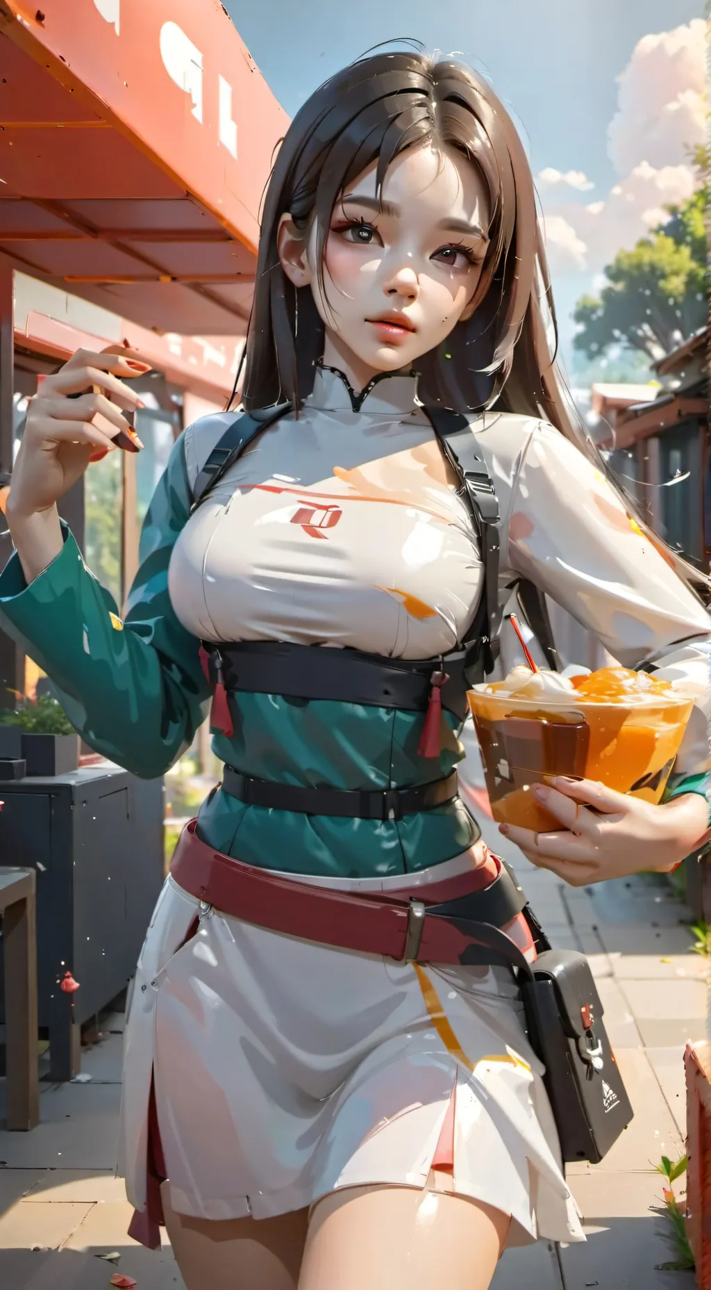 ai character: body swap background