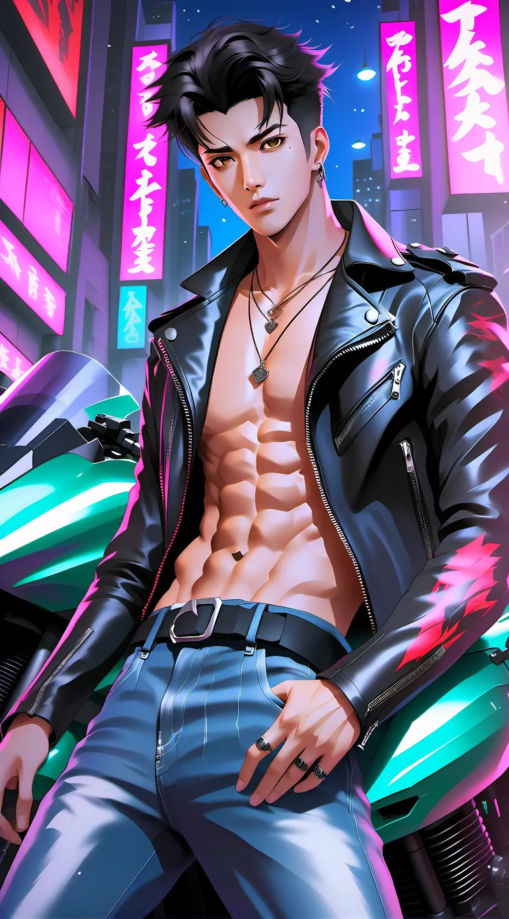 ai character: beau background