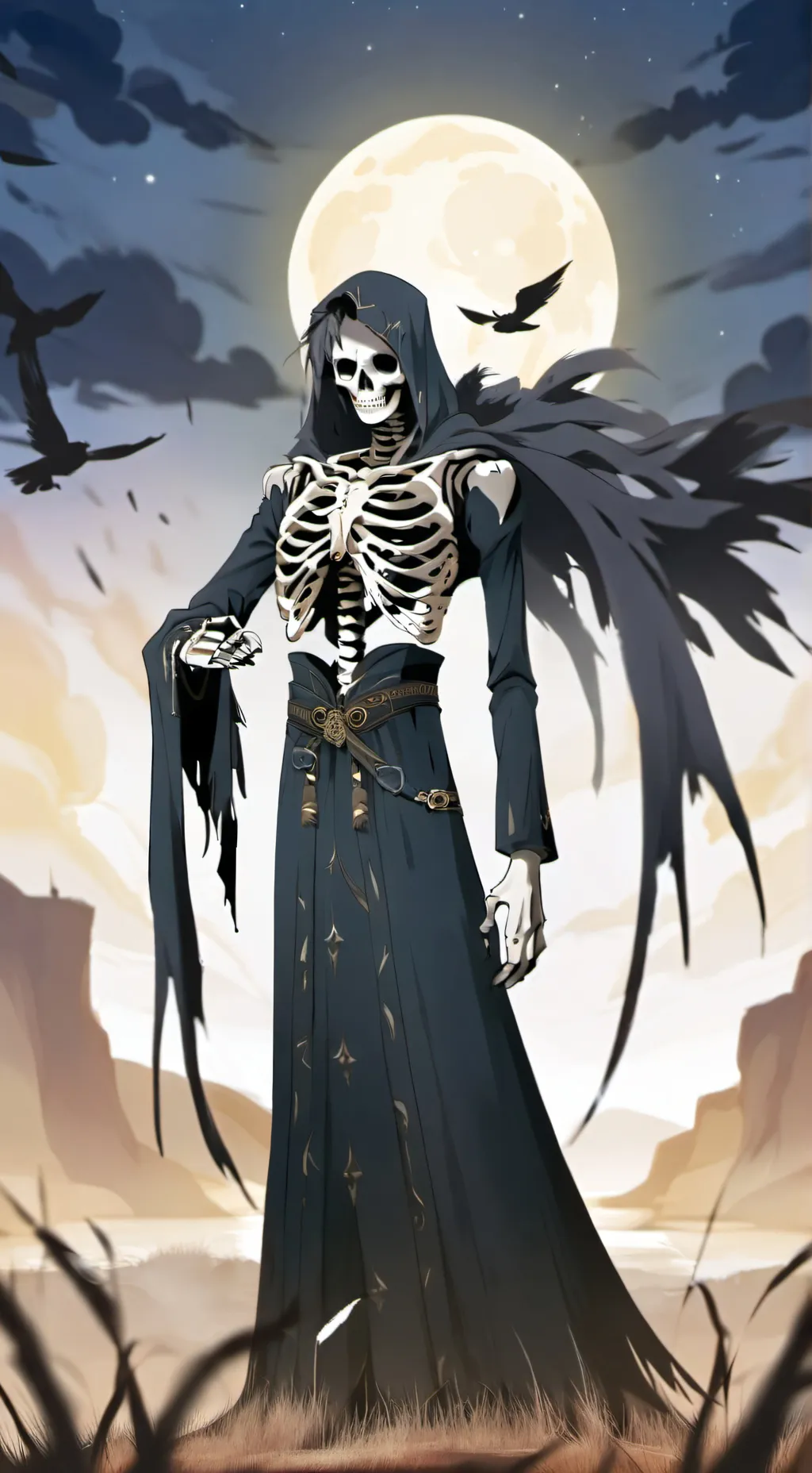 ai character: scary baboon 4 background