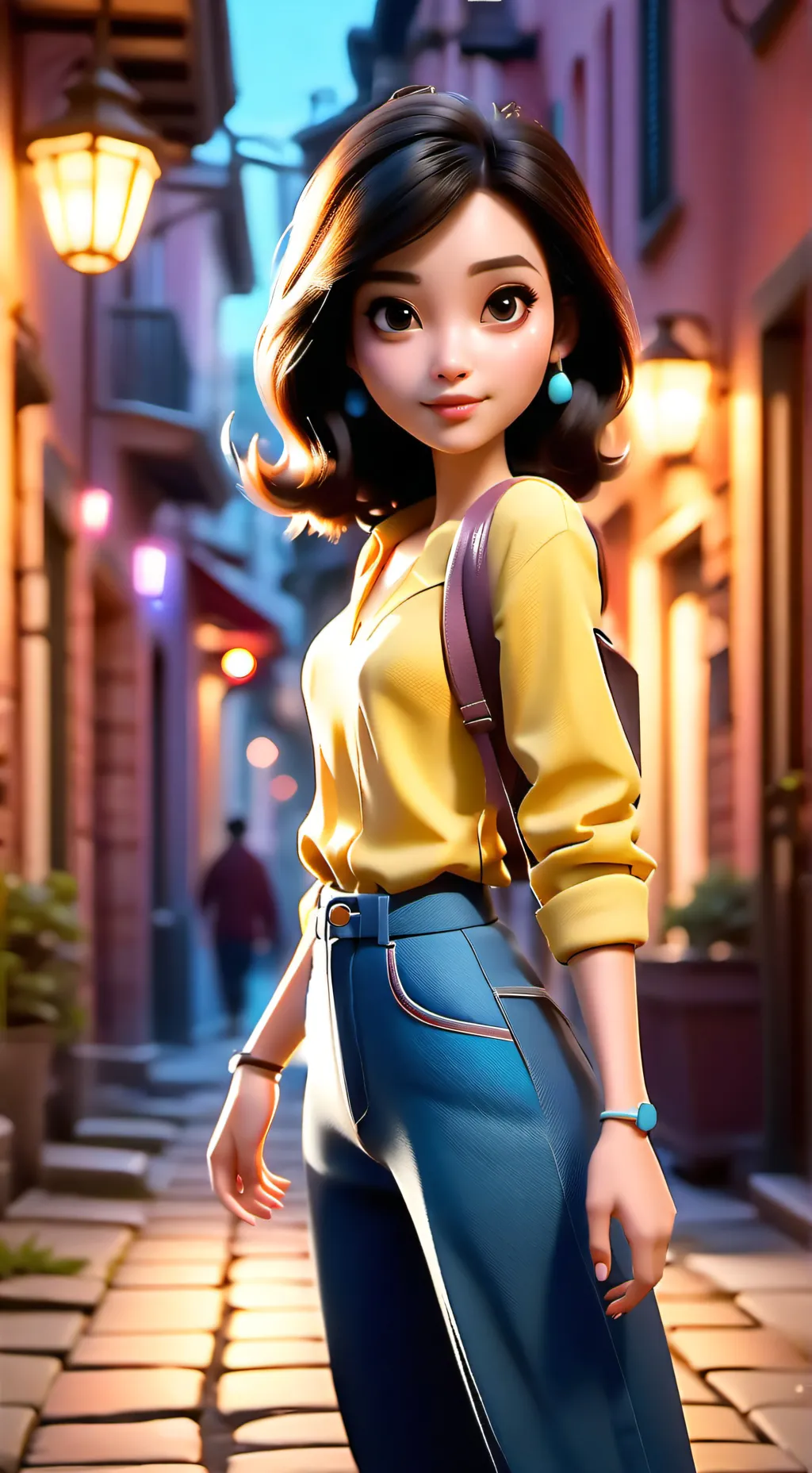 ai character: Lena background