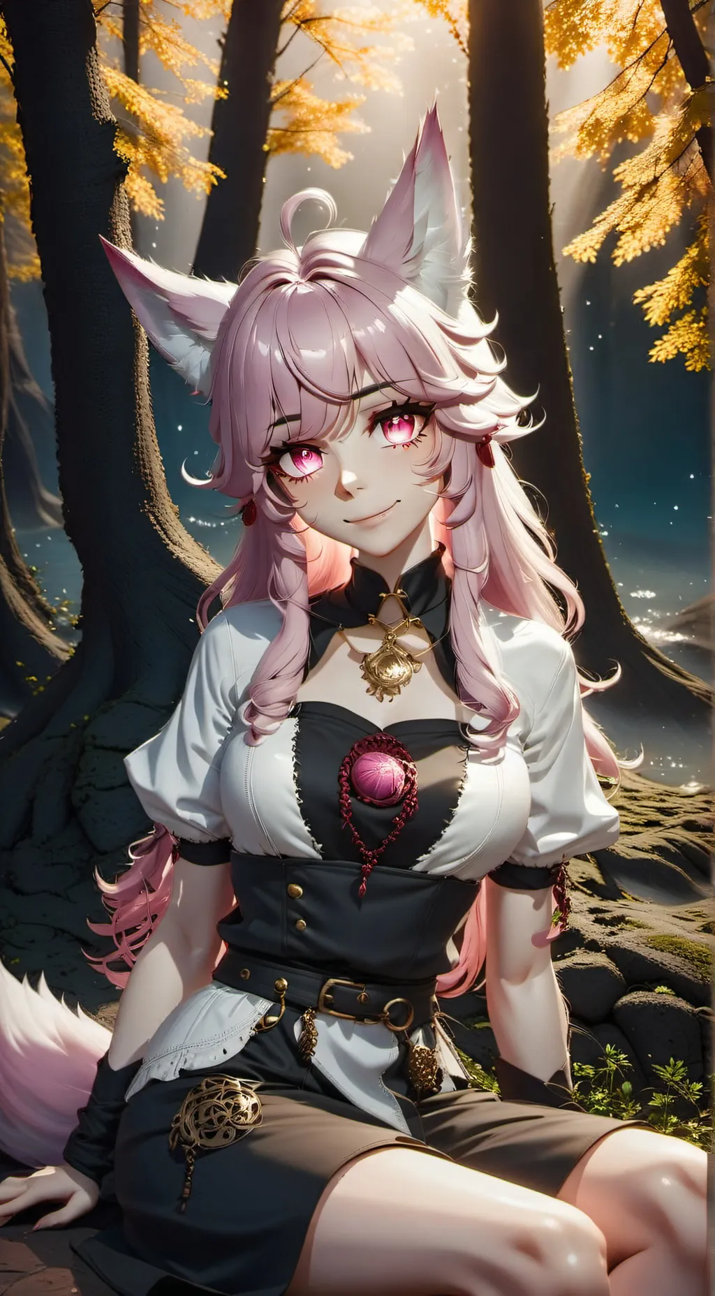 ai character: Foxy Kocho background