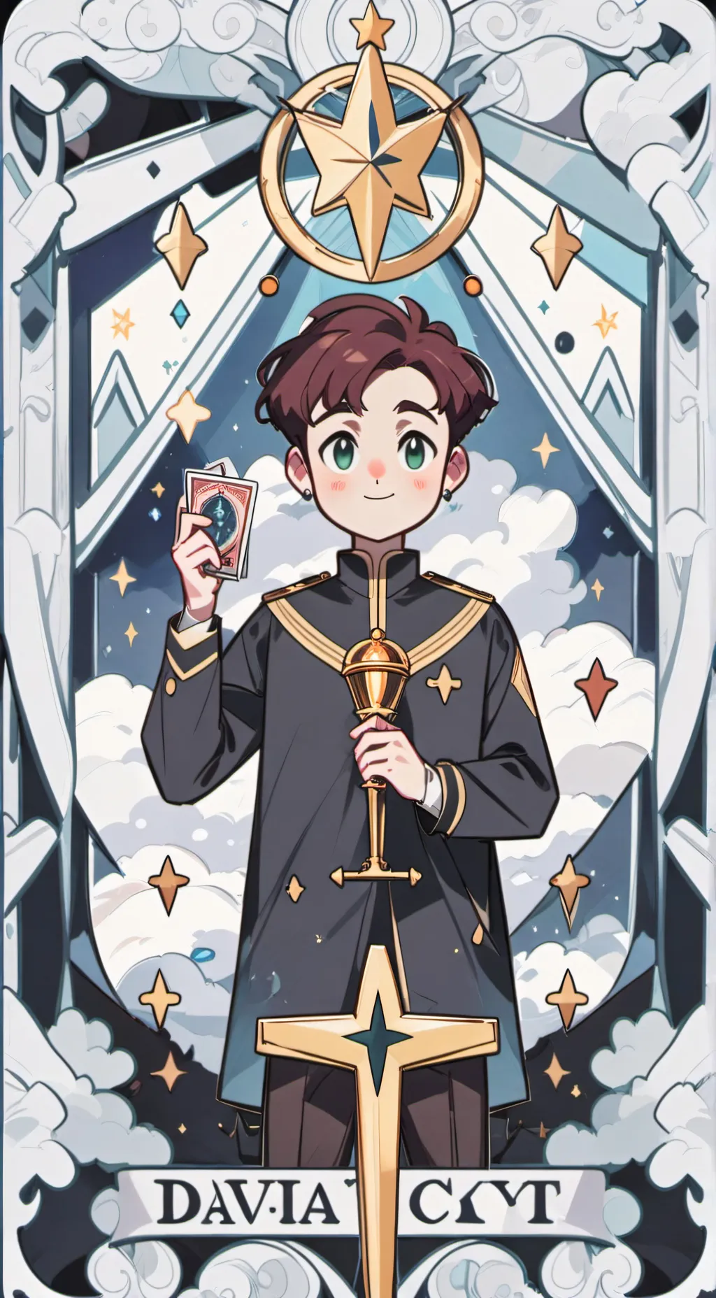 ai character: David!  background