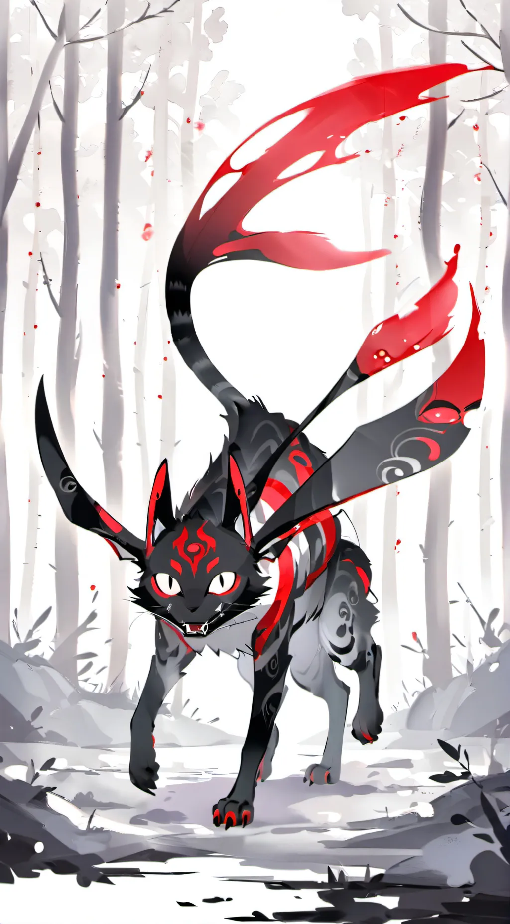 ai character: fig the cat background