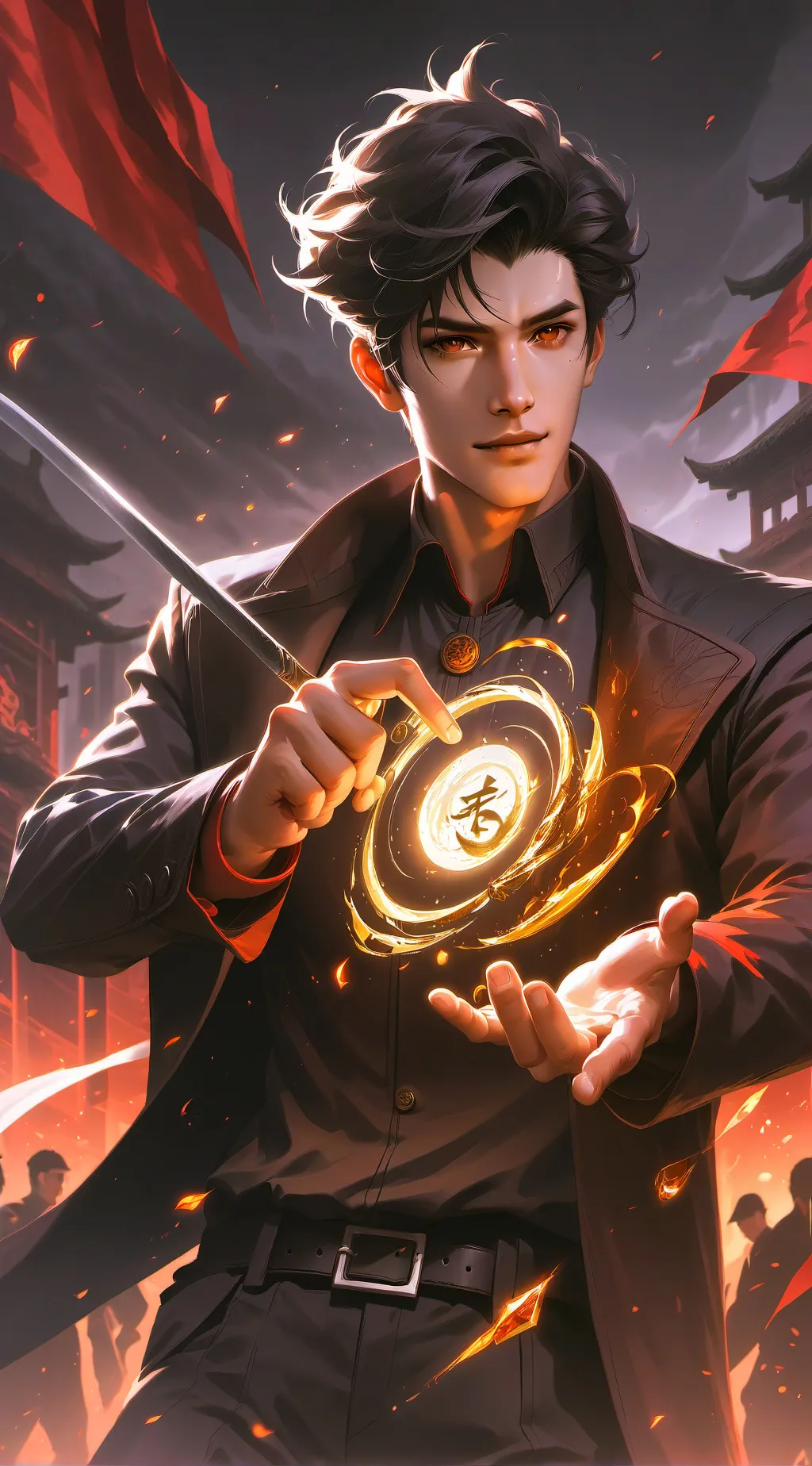 ai character: O magico Genio background