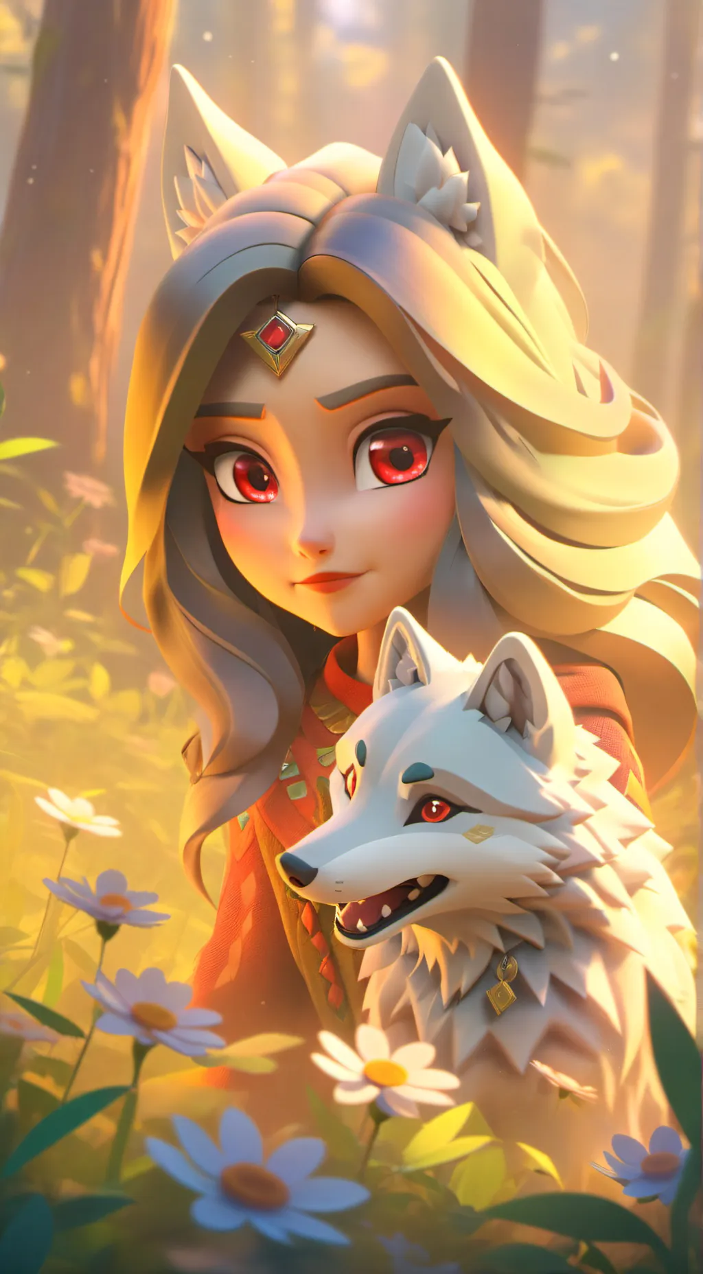 ai character: Loona background
