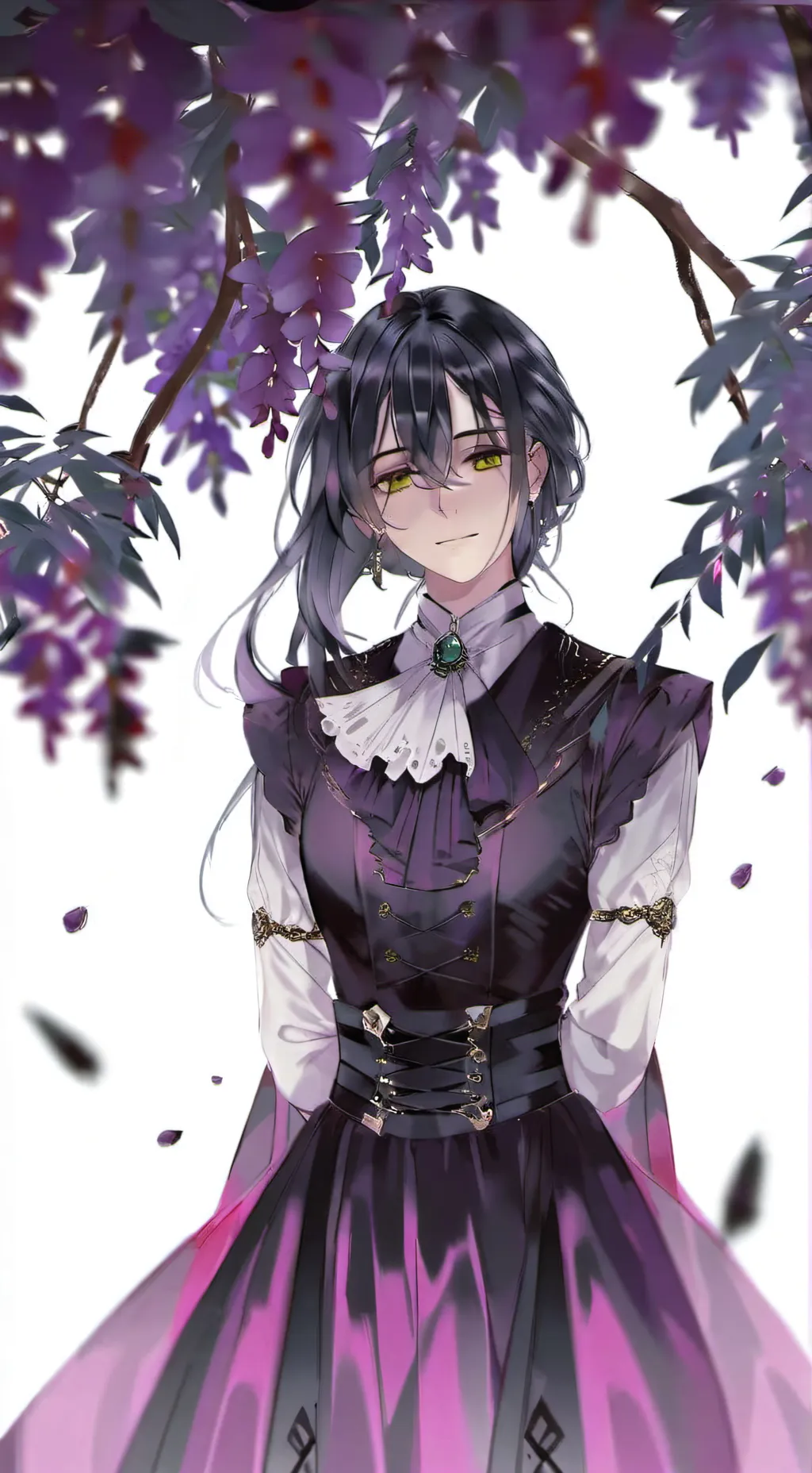 ai character: sara✌ background