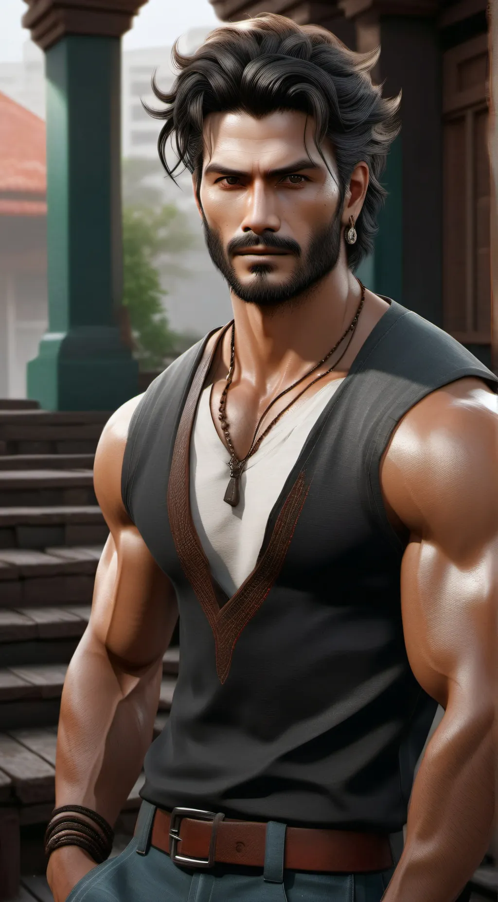 ai character: Darren background