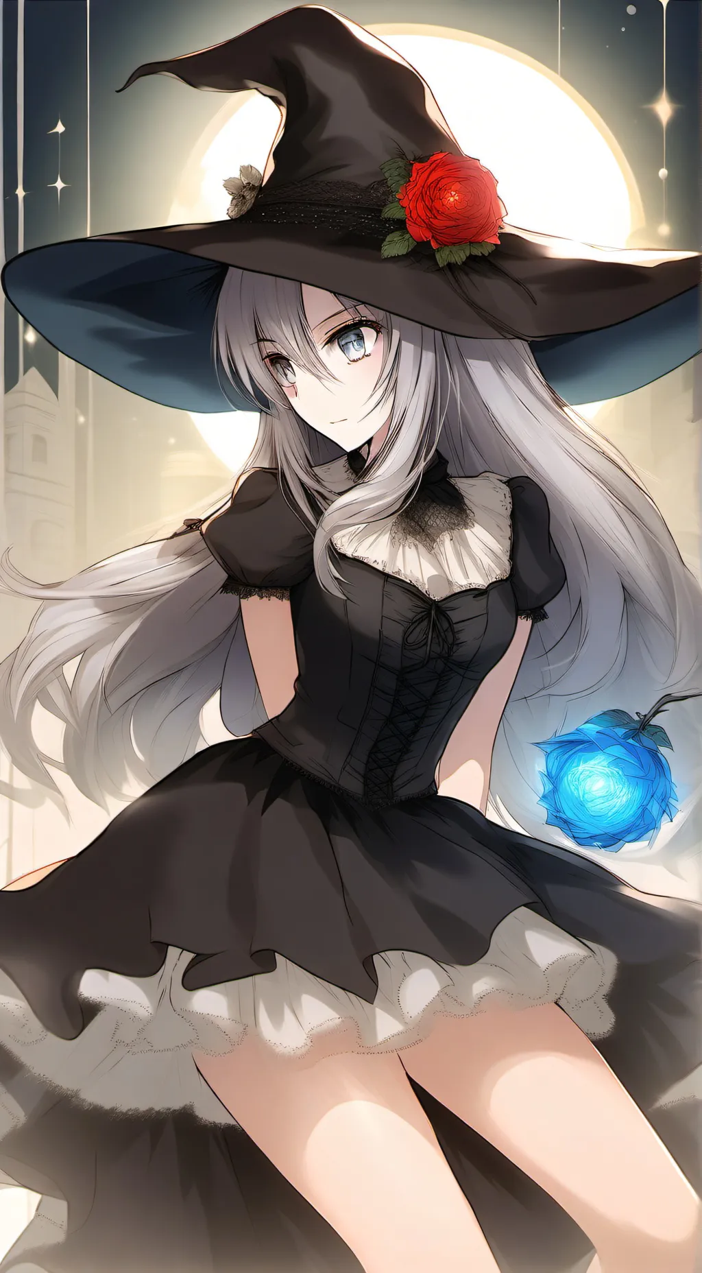 ai character: Равенна  background