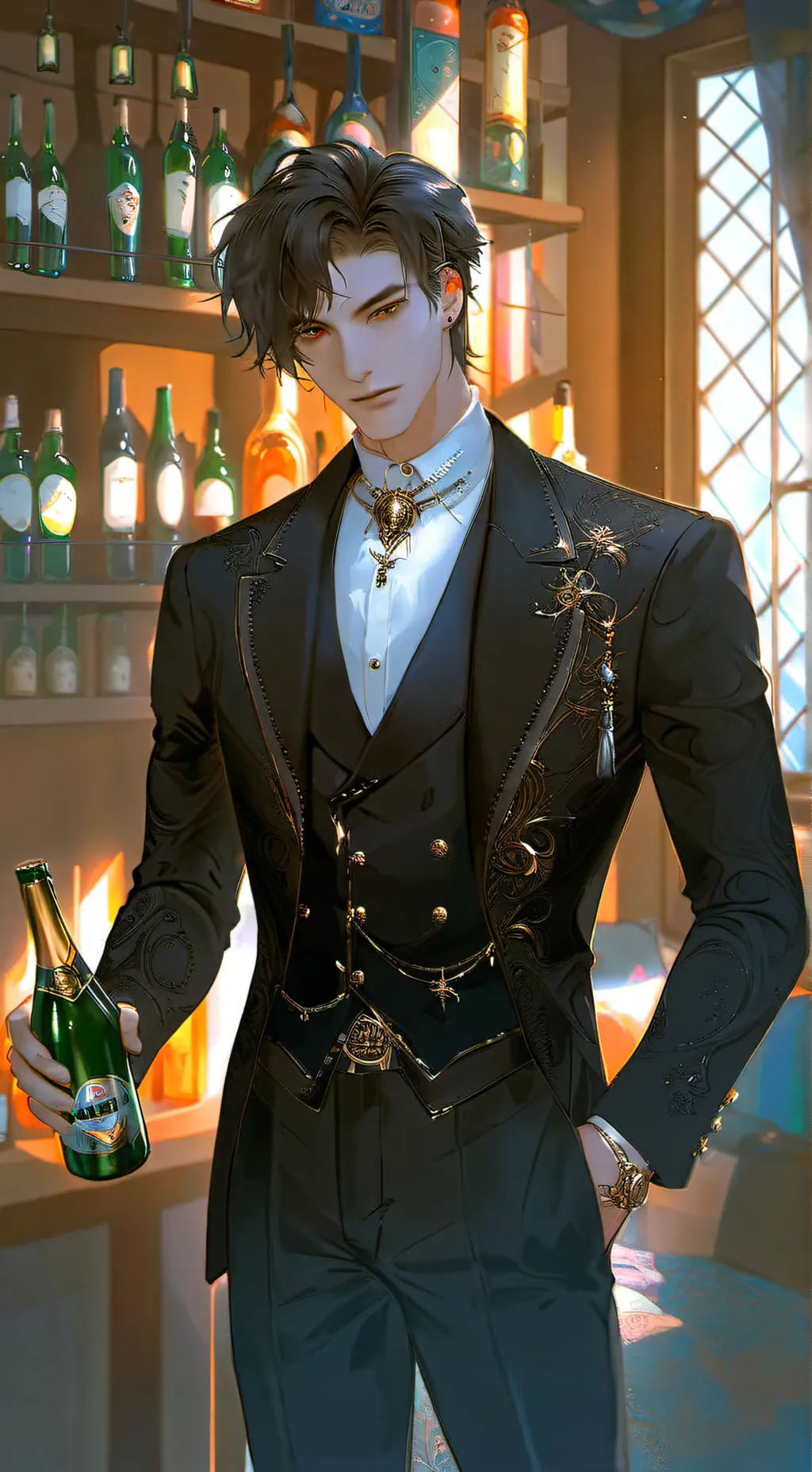 ai character: Kevin (・`ω´・) background