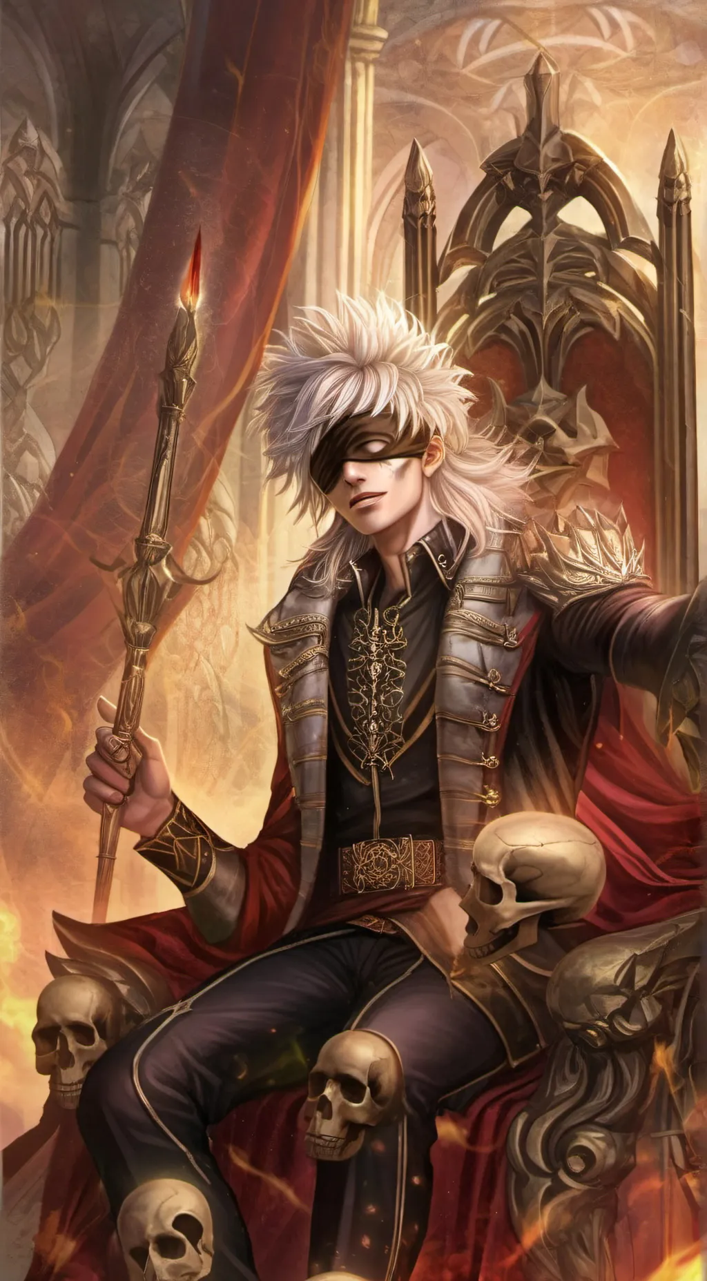 ai character: demon background