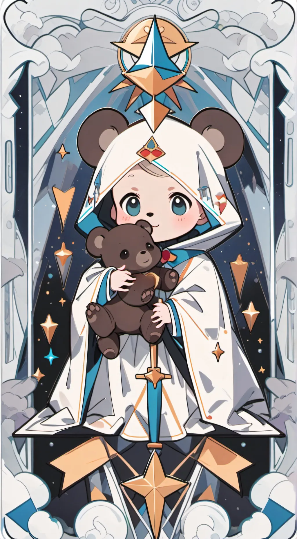 ai character: osito  cariñoso background