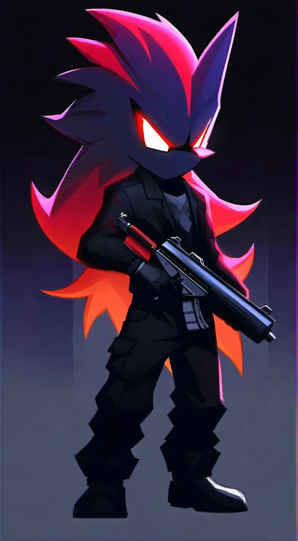 ai character: shadow  background