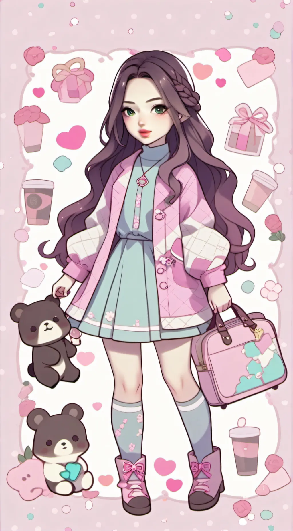 ai character: Альбина background