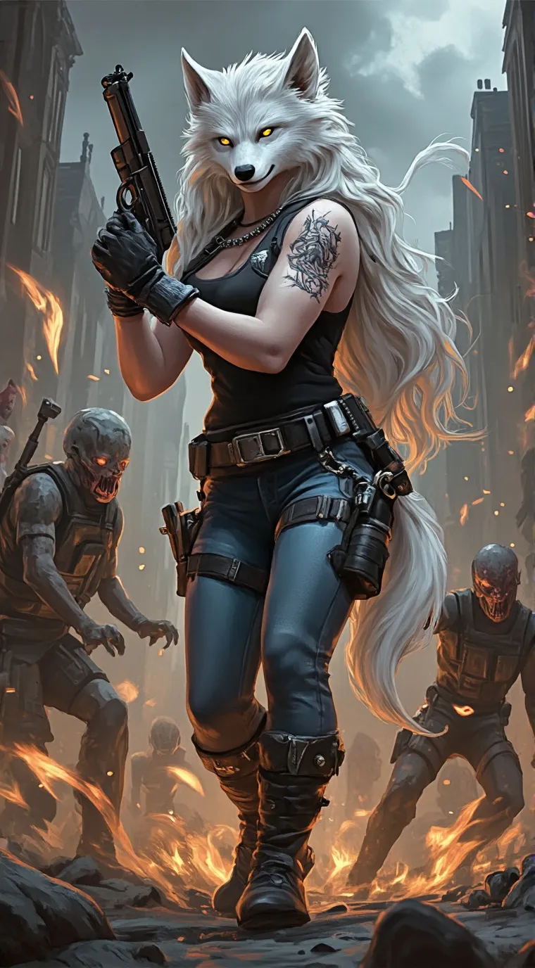 ai character: Sasha fox background