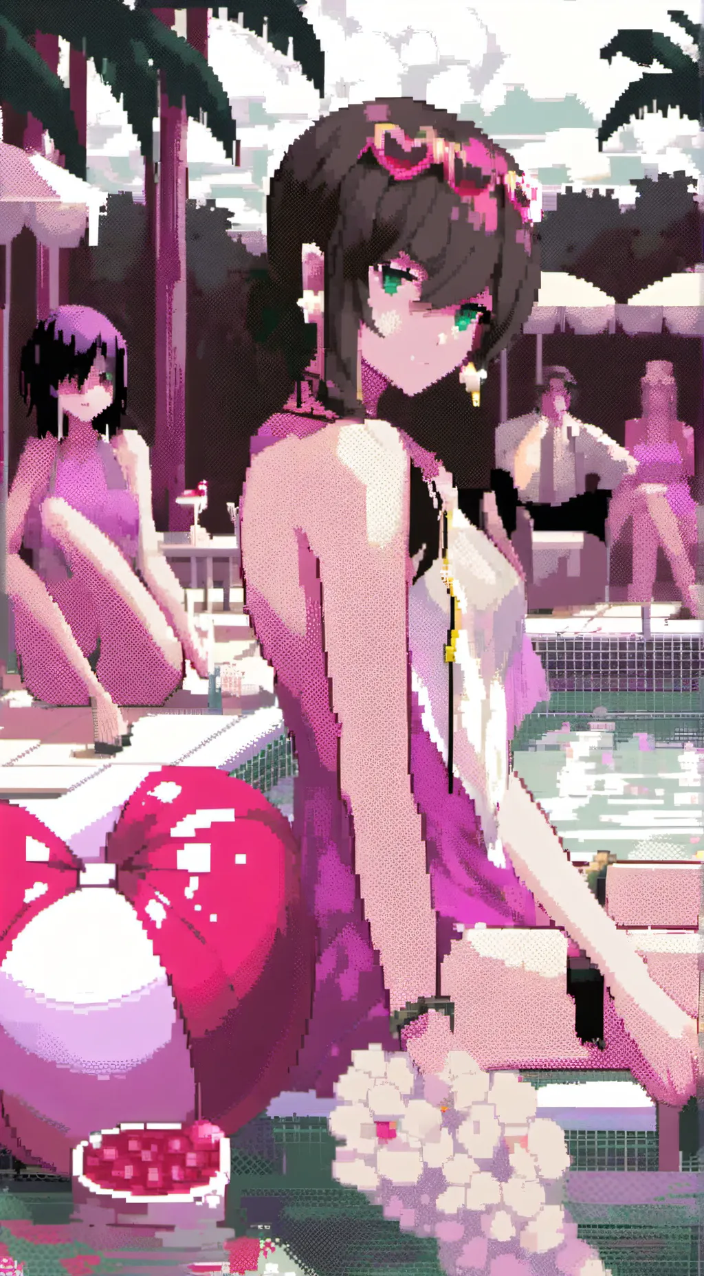 ai character: Strength SMP Pool background