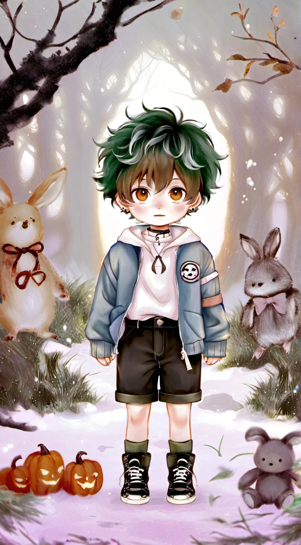 ai character: Erm... deku? background