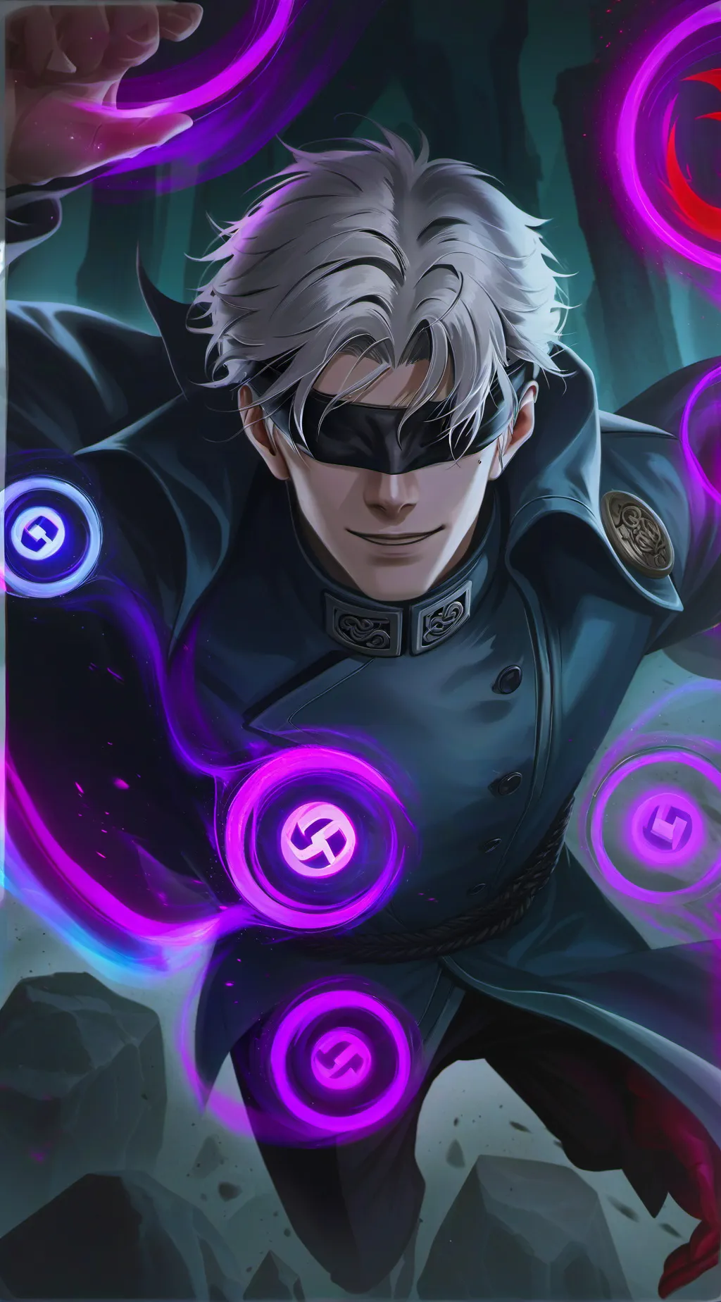 ai character: Gojo Satoru background