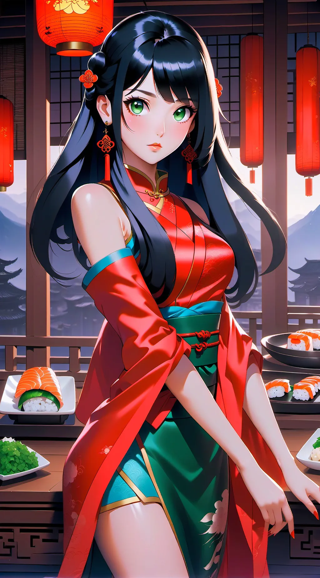 ai character: Mei Ling background